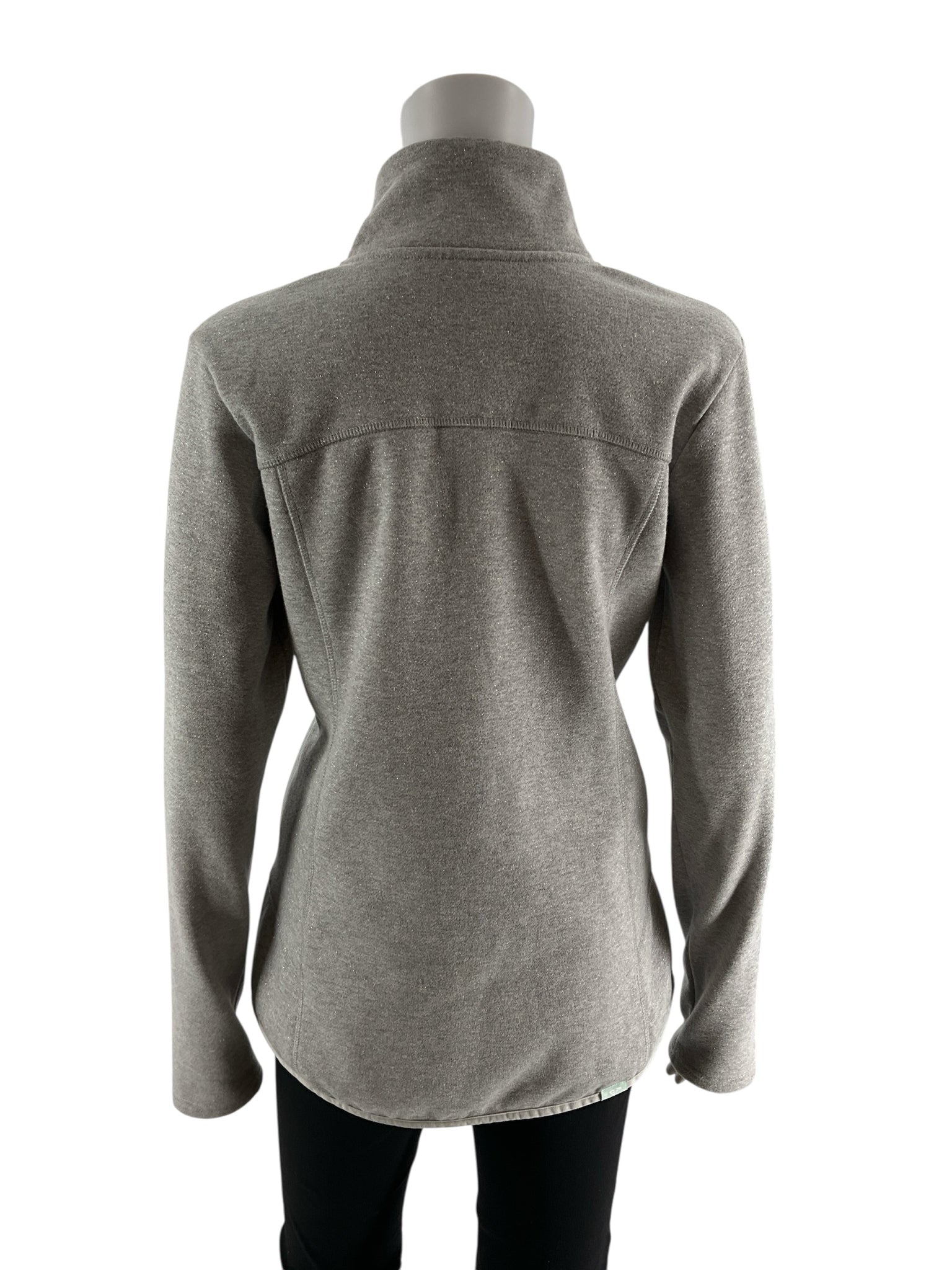 Roxy Size M Gray Sparkle Pre-Owned Ladies Jacket - Size Medium