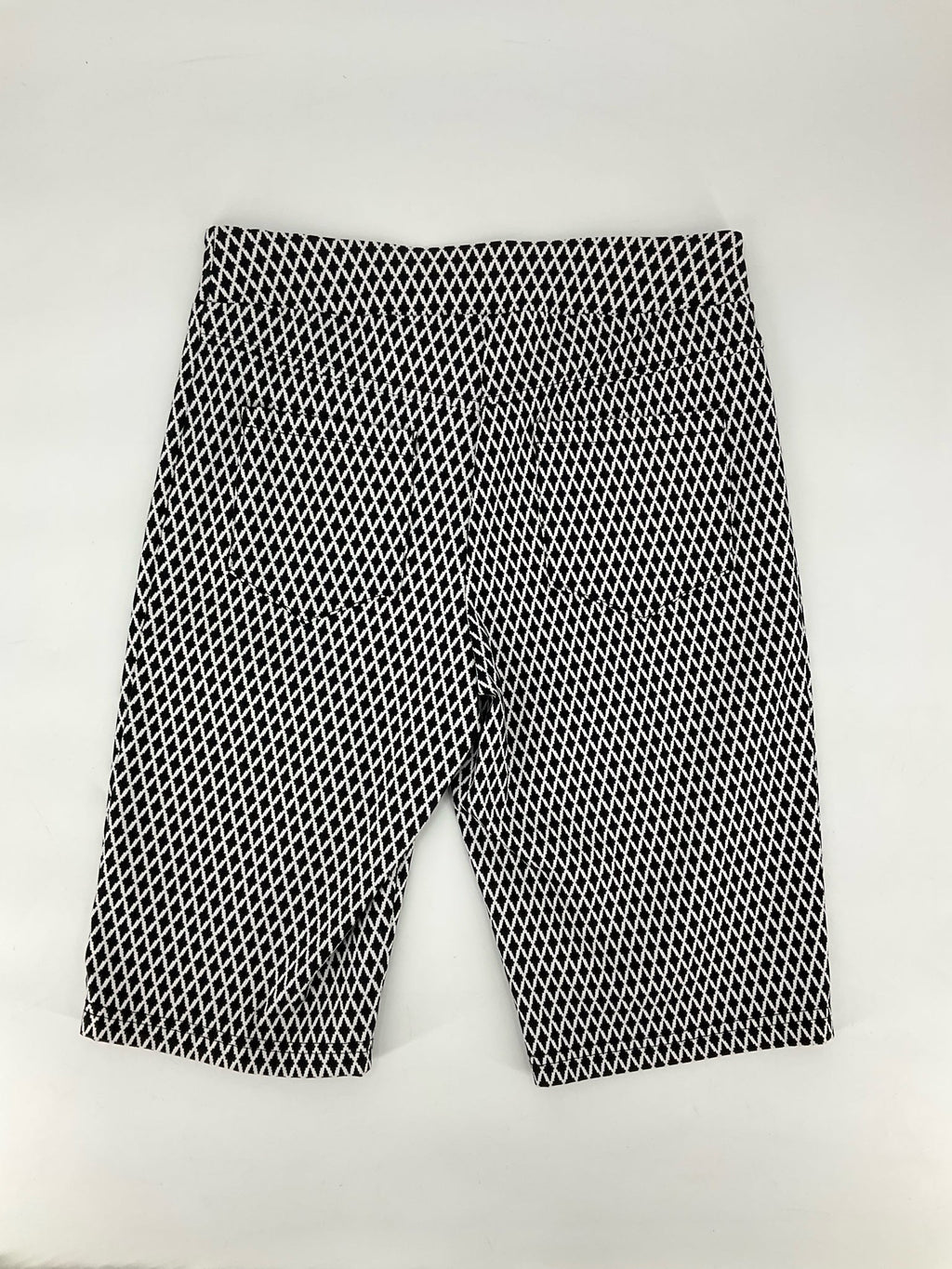 Bcnl Design Black/White Diamond Shorts -  Size 10