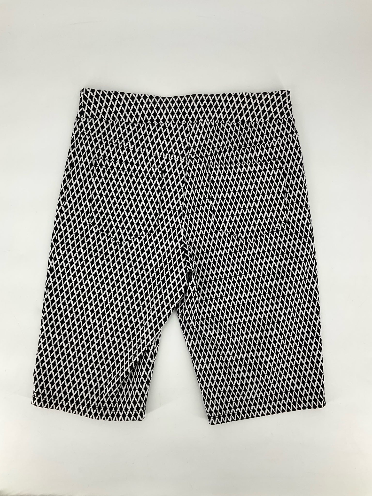 Bcnl Design Black/White Diamond Shorts -  Size 10