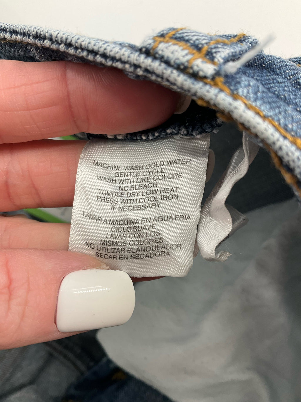 Jones New York - Blue Solid Pre-Owned Ladies Jeans - Size 10