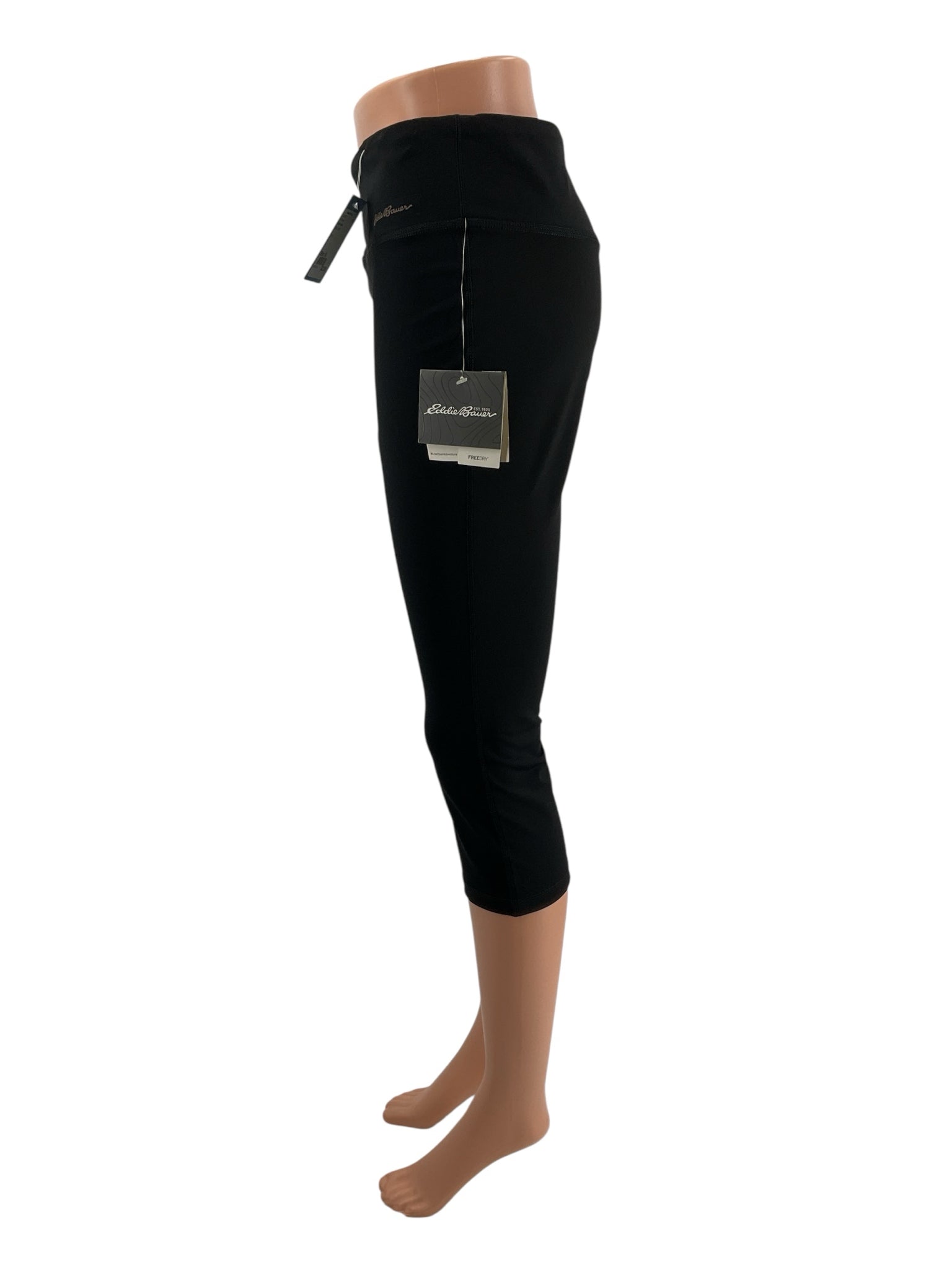 Eddie Bauer Black Solid Pre-Owned Ladies New with Tags Pants - Size Medium