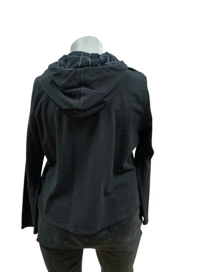 J Jill Black Pre-Owned Ladies Hoodie - Size XL