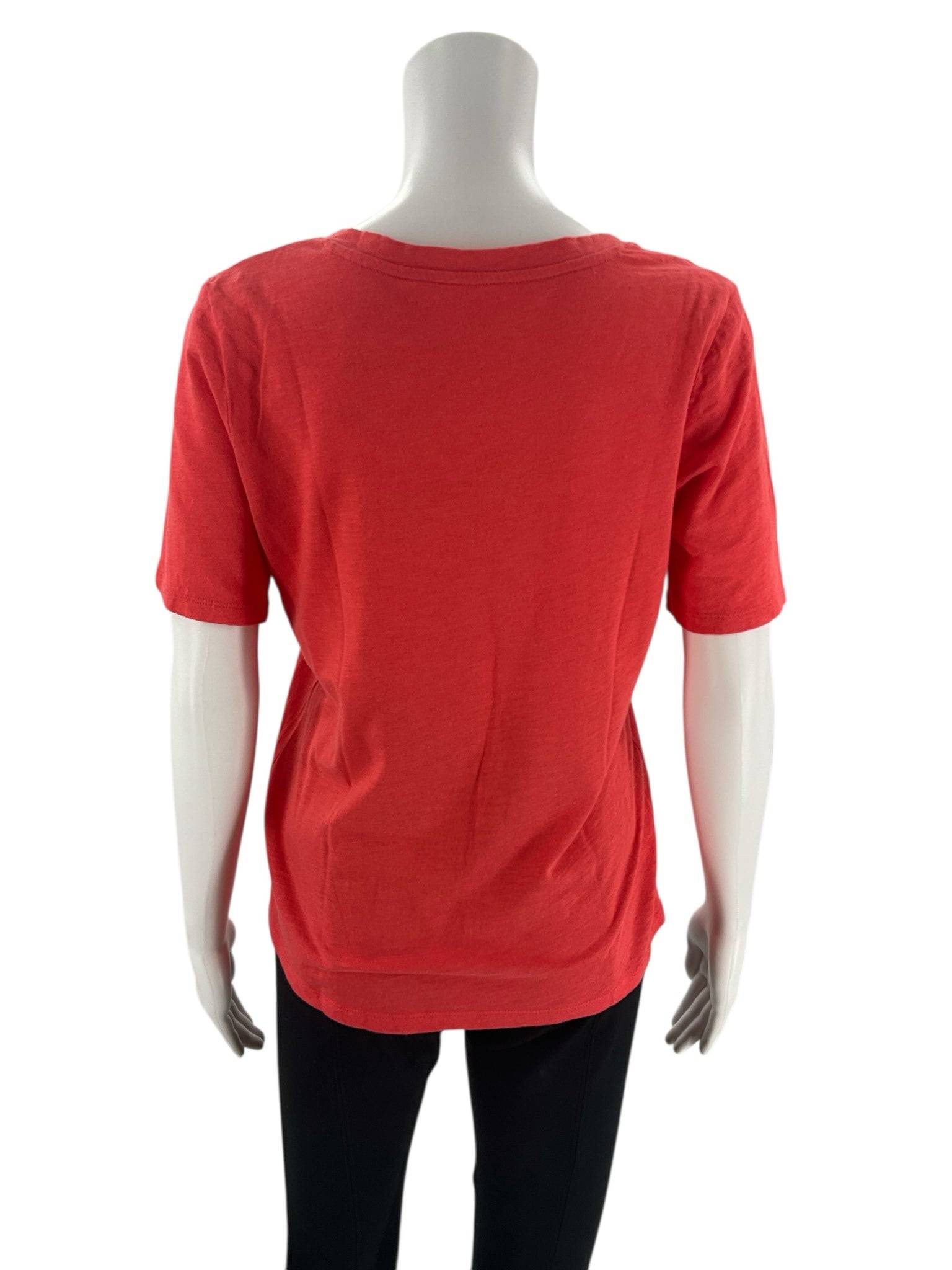 Banana Republic Coral Solid Top - Size Small - Margaret’s Fine Consignment