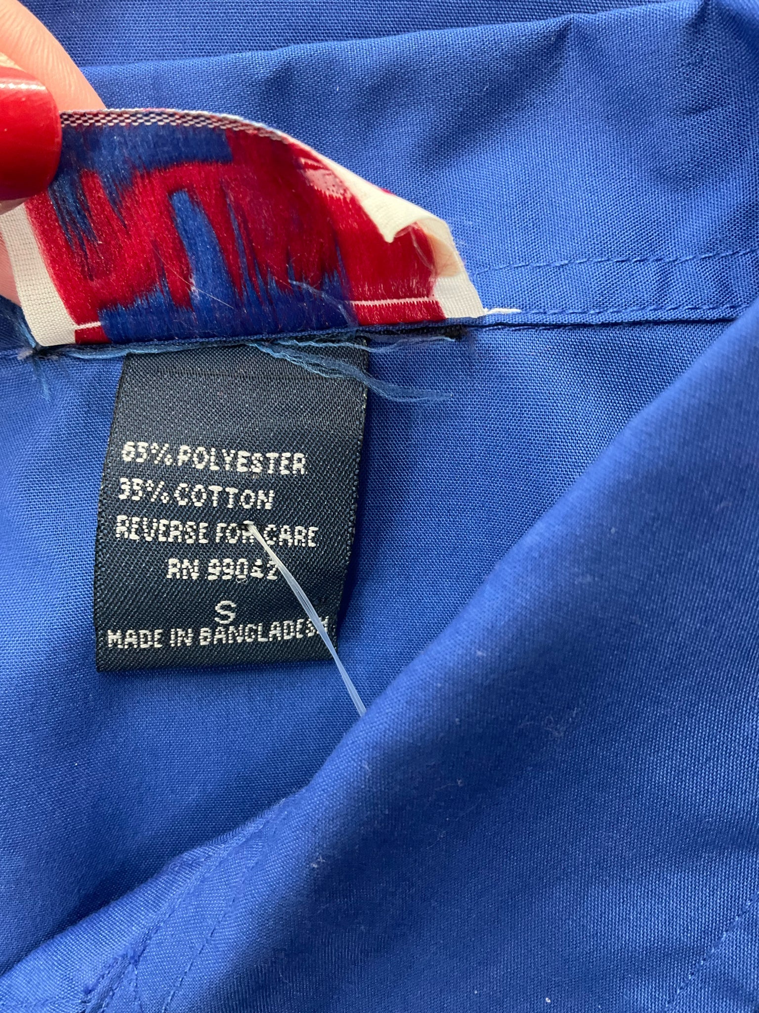 Nitro - Blue UK Pre-Owned Ladies Casual Top - Size Small