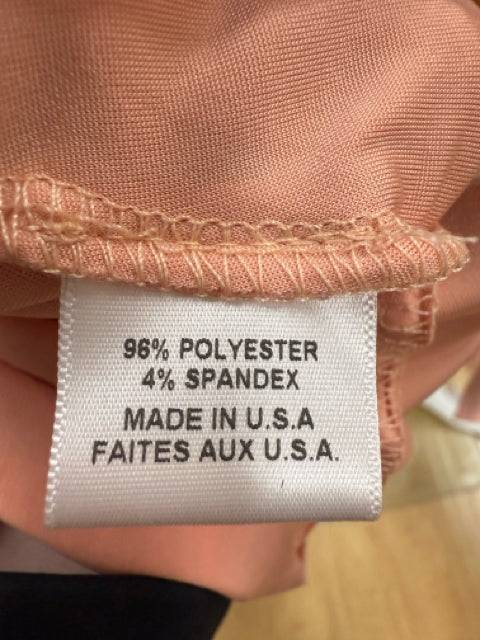 MISA Peach Solid Pre-Owned Ladies New with Tags Dress – Size Medium
