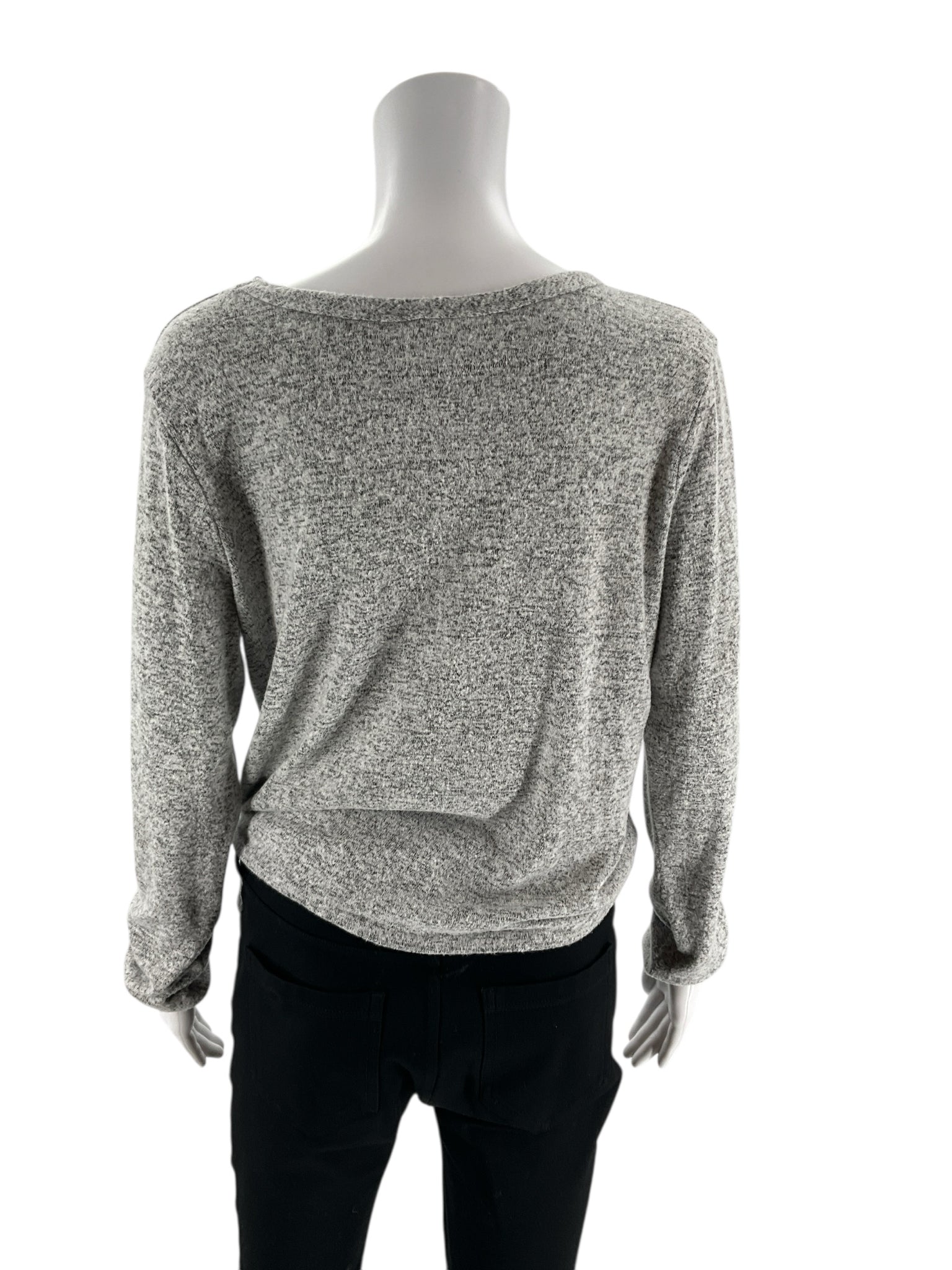 olivia rae - Gray Heathered Pre-Owned Ladies Casual Top - Size XL