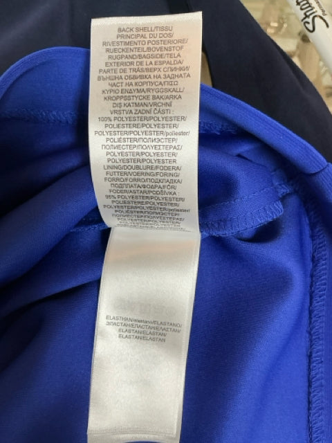 Lauren White/Navy/Blue Pre-Owned Ladies New With Tags Dress - Size 8