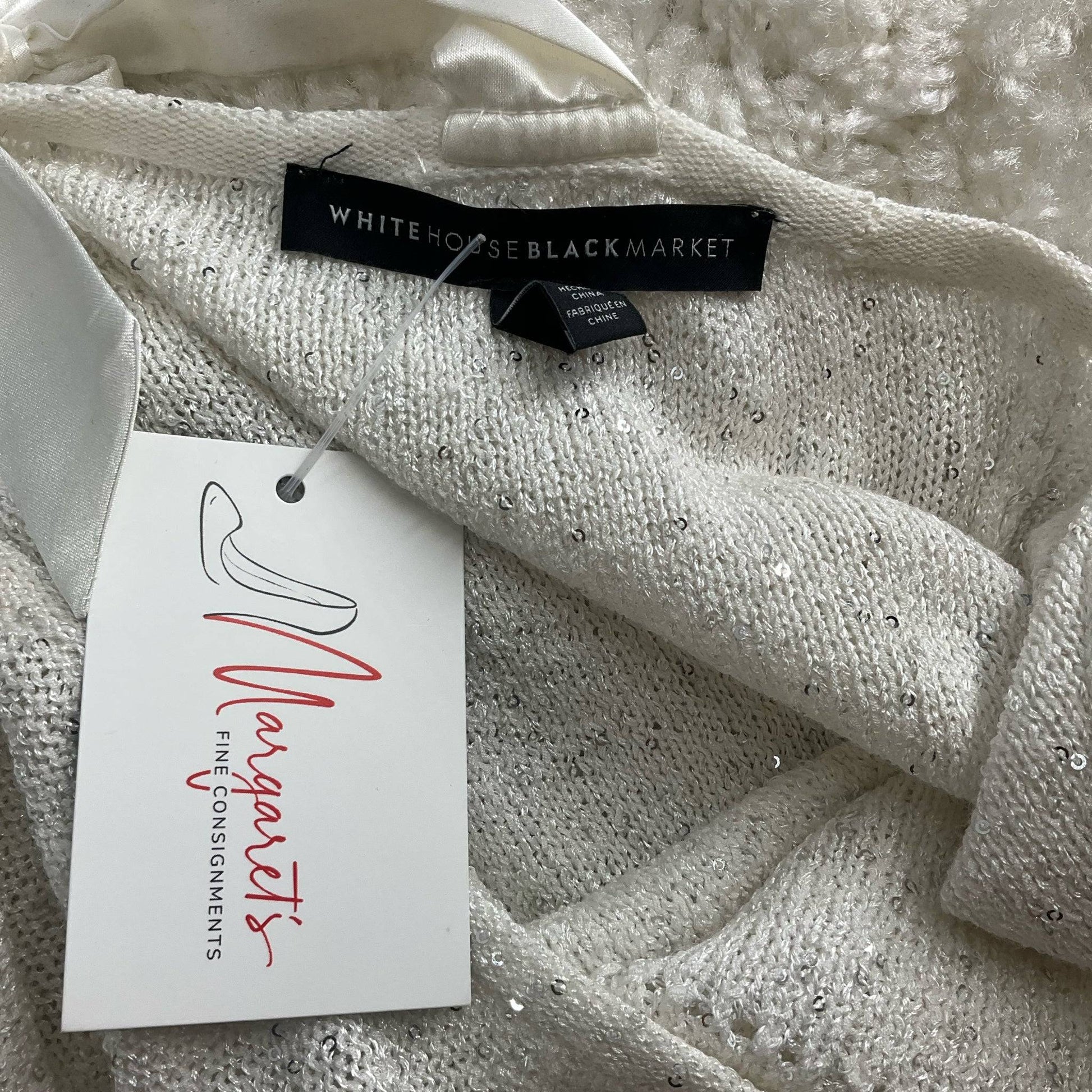 WHBL White Top - Size XS - Margaret’s Fine Consignment