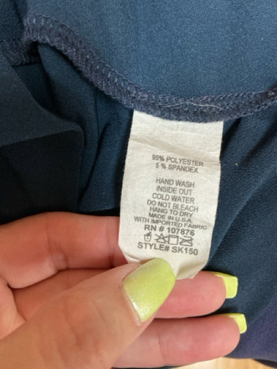 Sun Kim Blue Green Pre-Owned Ladies Top - Size Large
