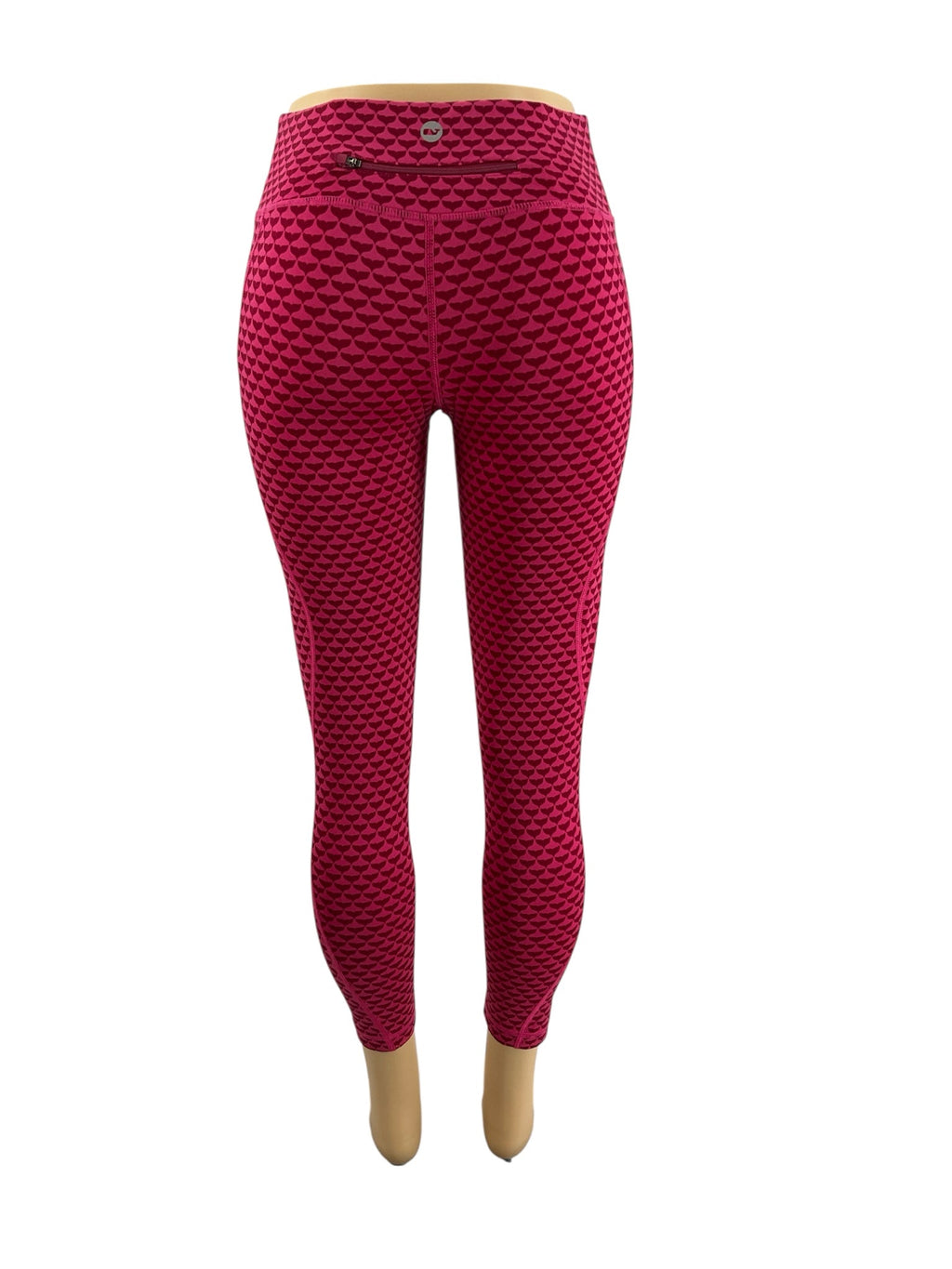 Vineyard Vines Fuschia Whales Pre-Owned Ladies Pants - Size Small