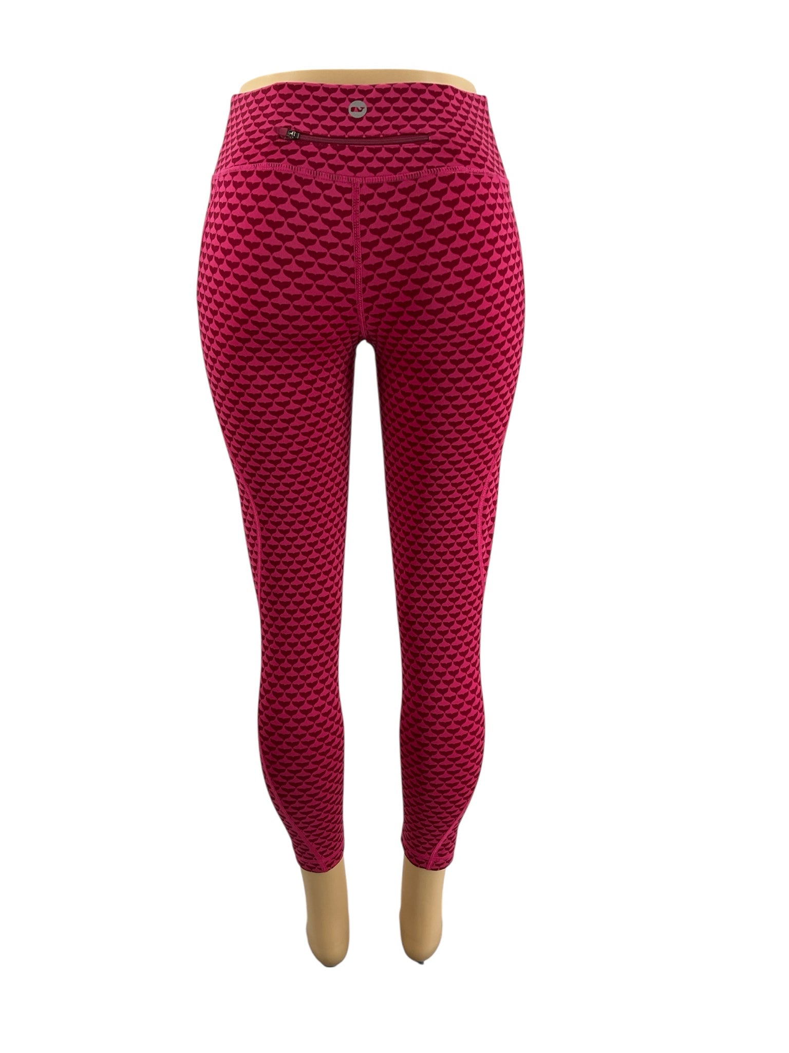 Vineyard Vines Fuschia Whales Pre-Owned Ladies Pants - Size Small