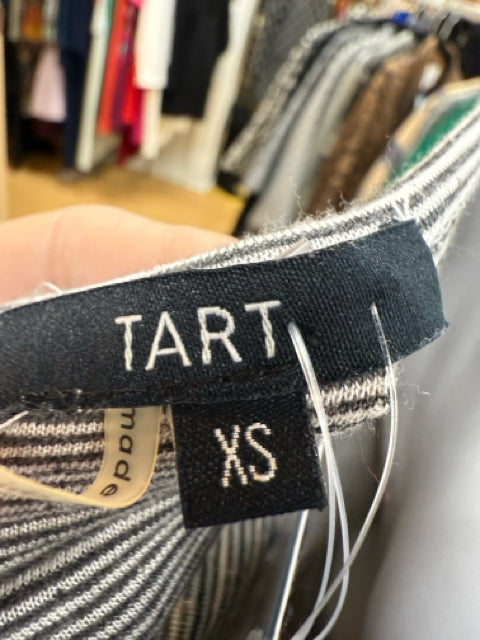 Tart Gray/White Stripe Pre-Owned Ladies New With Tags Dress - Size XS