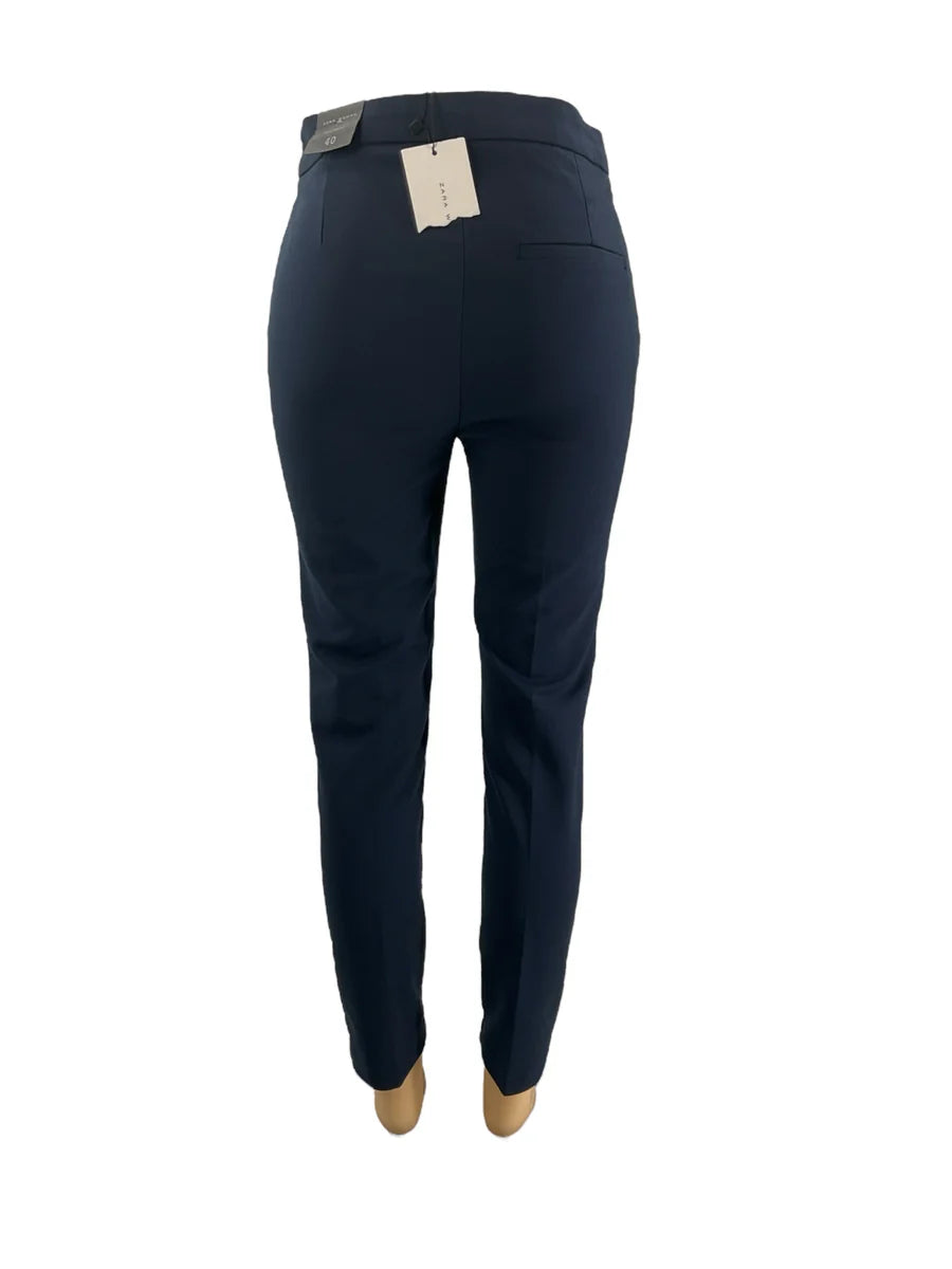 Zara Navy Pre-Owned Ladies New with Tags Pants – Size 8