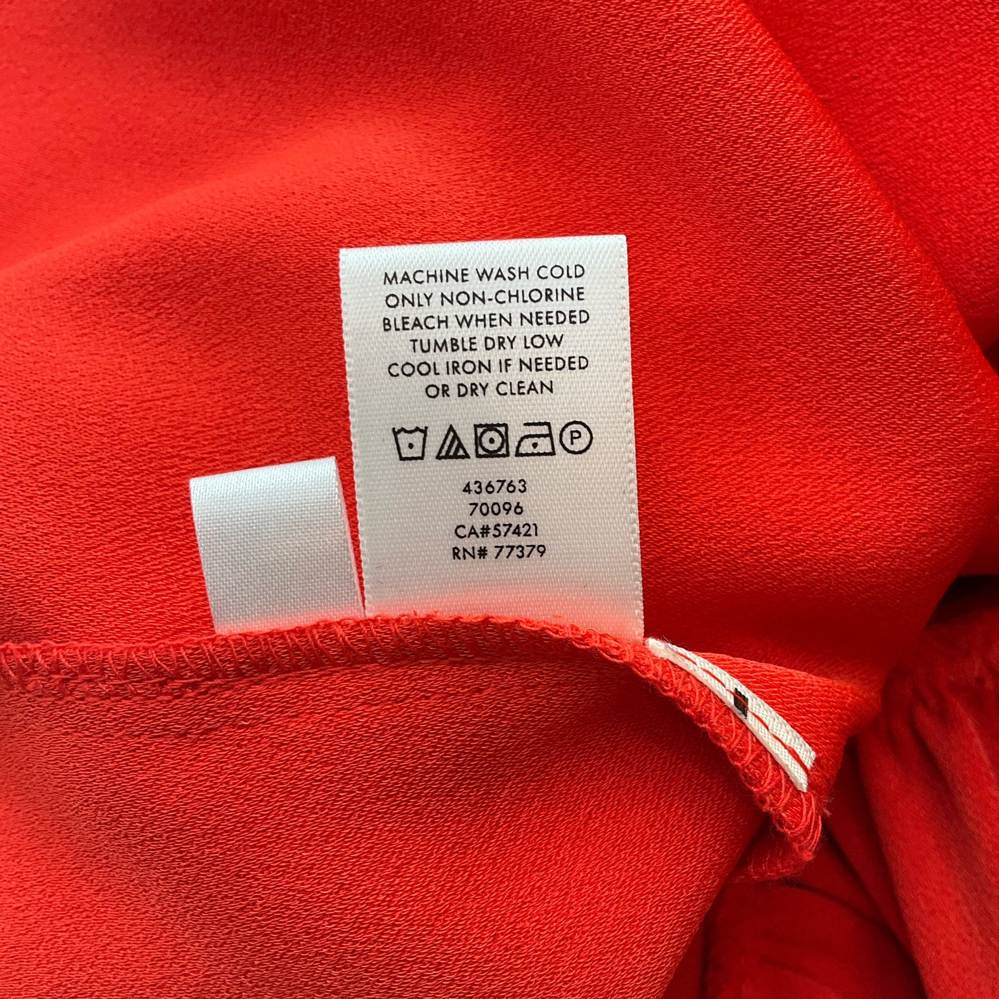 Ann Taylor Orange Solid Pre-Owned Ladies Top - Size XS - Margaret’s Fine Consignment