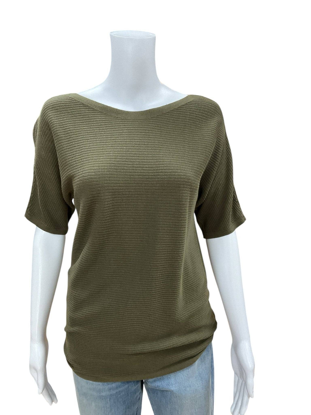 Talbots Green Solid Ladies Pre-Owned Top - Size Petite Small - Margaret’s Fine Consignment