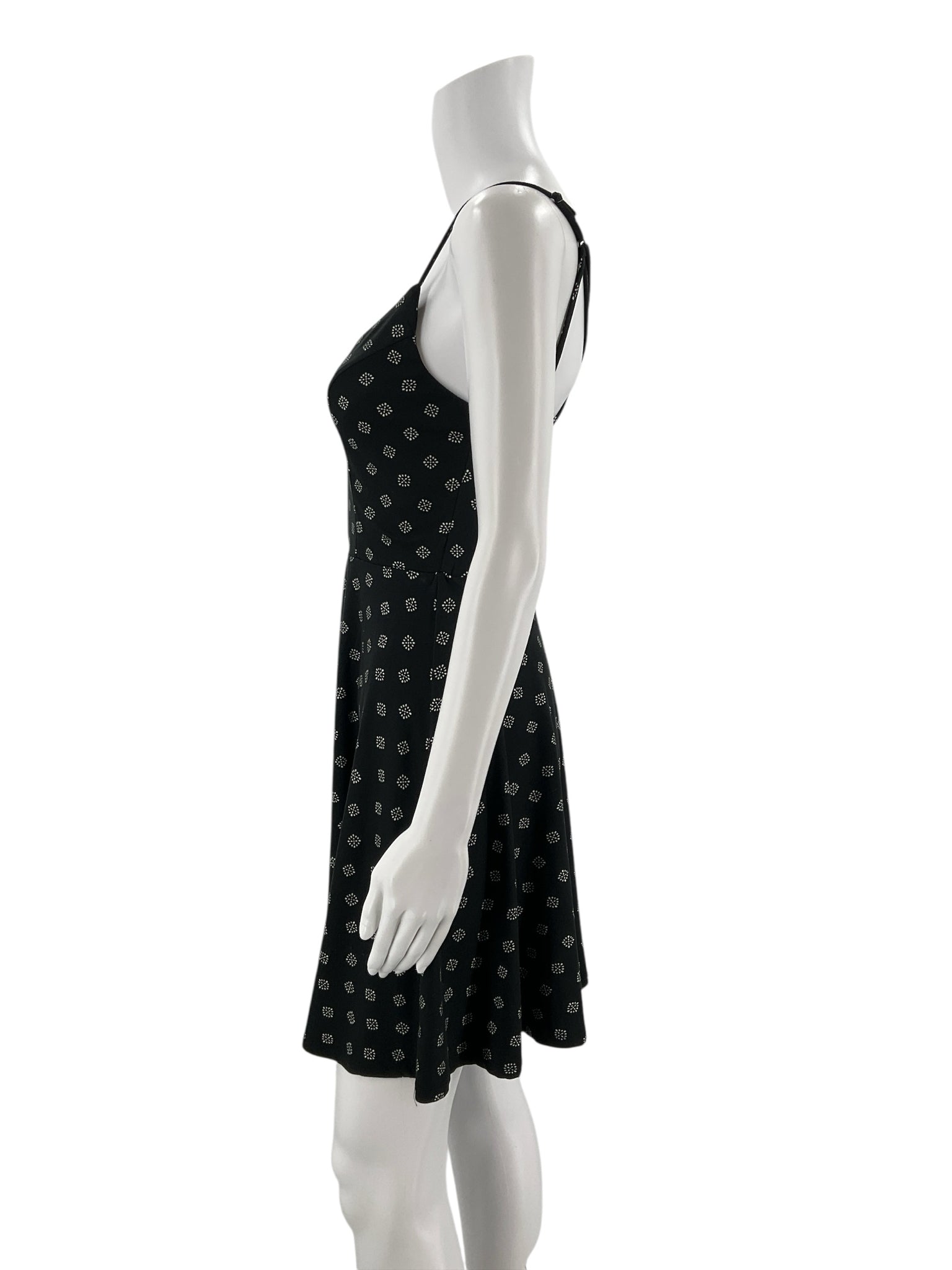 Nine Britton Black/White Print Pre-Owned Ladies Dress - Size Small
