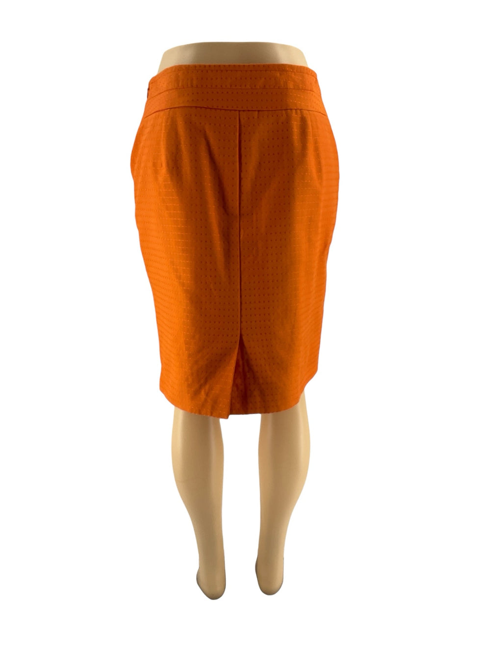 The Limited - Orange Textured Pre-Owned Ladies Skirt - Size 8