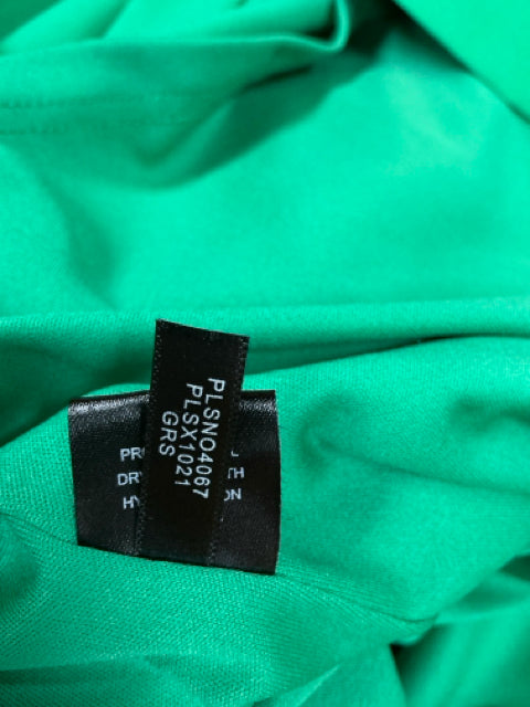 Ellen Tracy Green Solid Pre-Owned Ladies Dress - Size 12