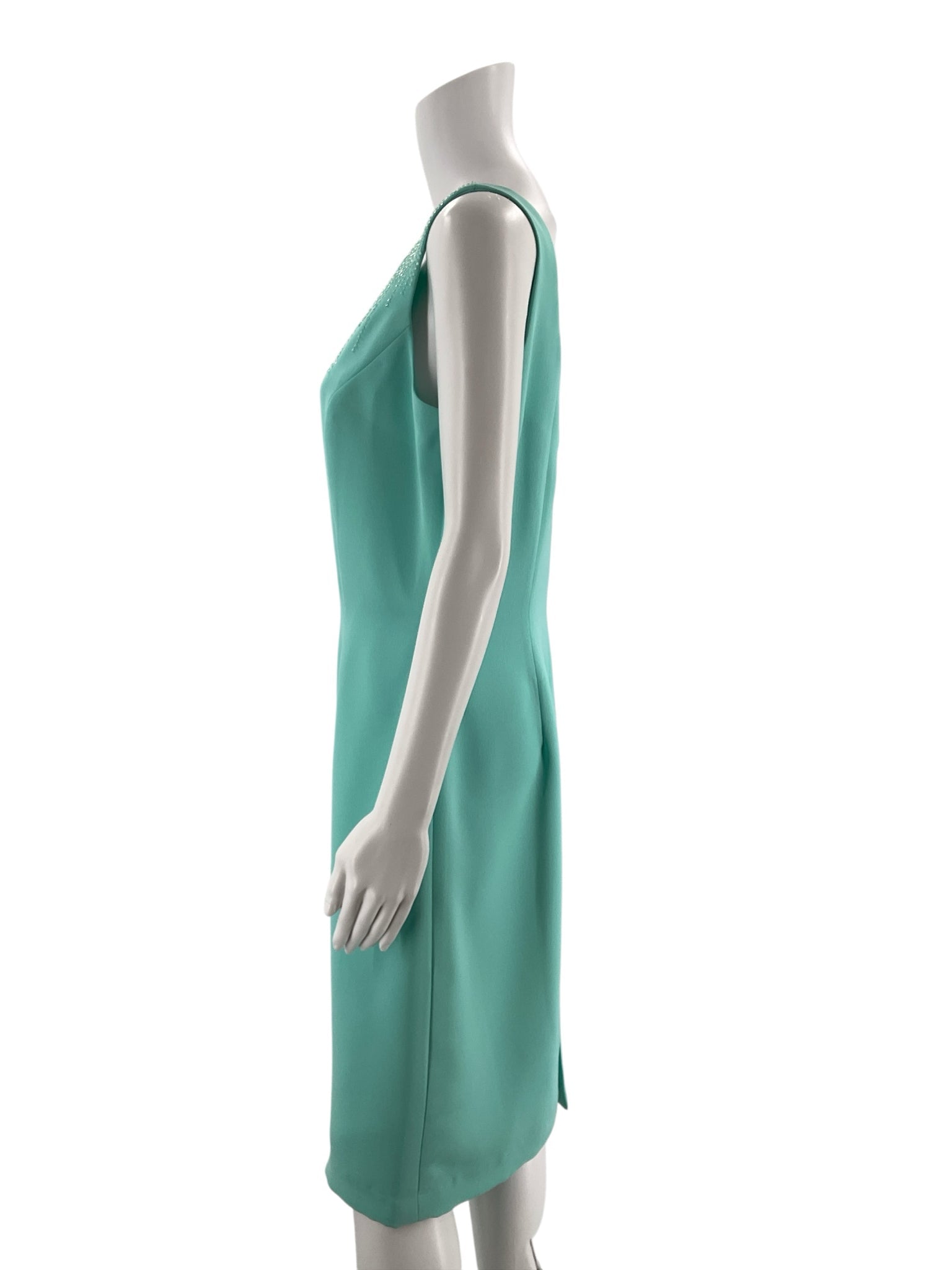Marie St. Claire Aqua Pre-Owned Ladies Dress - Size 10
