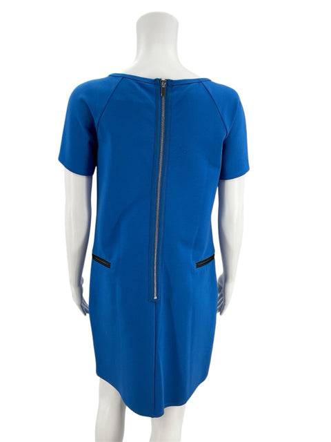 Ann Taylor Blue Sold Ladies Pre-Owned Dress - Size Small - Margaret’s Fine Consignment