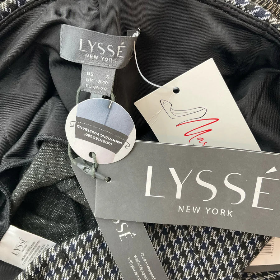Lyssé Black/White Pre-Owned Ladies New with Tags Pants – Size Small
