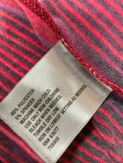Worthington Pink/White Print Pre-Owned Ladies New with Tags Top - Size Large