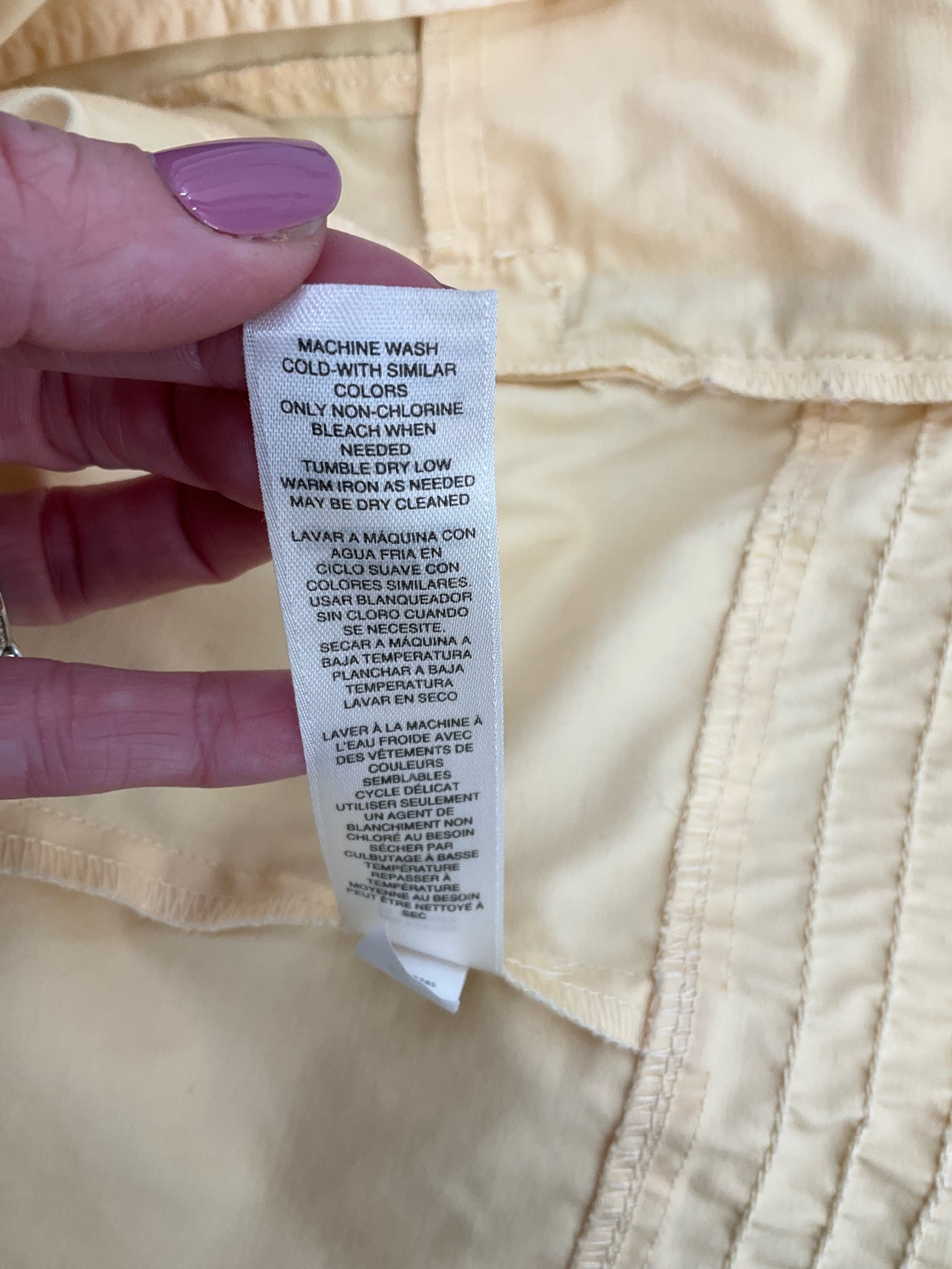 Chico Yellow Pre-Owned Ladies Jacket - Size Medium