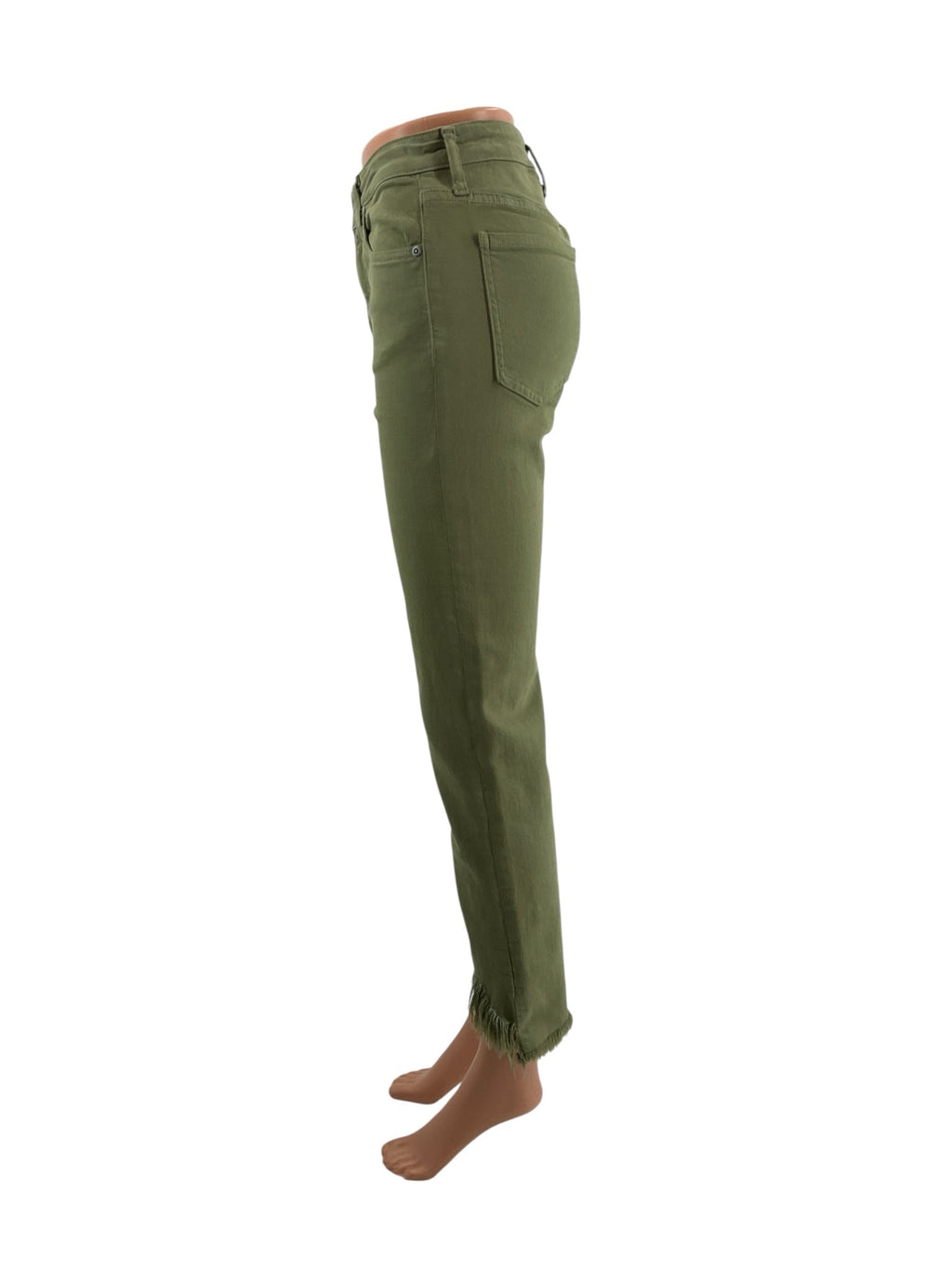 Jonathan Simkhai Olive Solid Pre-Owned Ladies Pants - Size 4