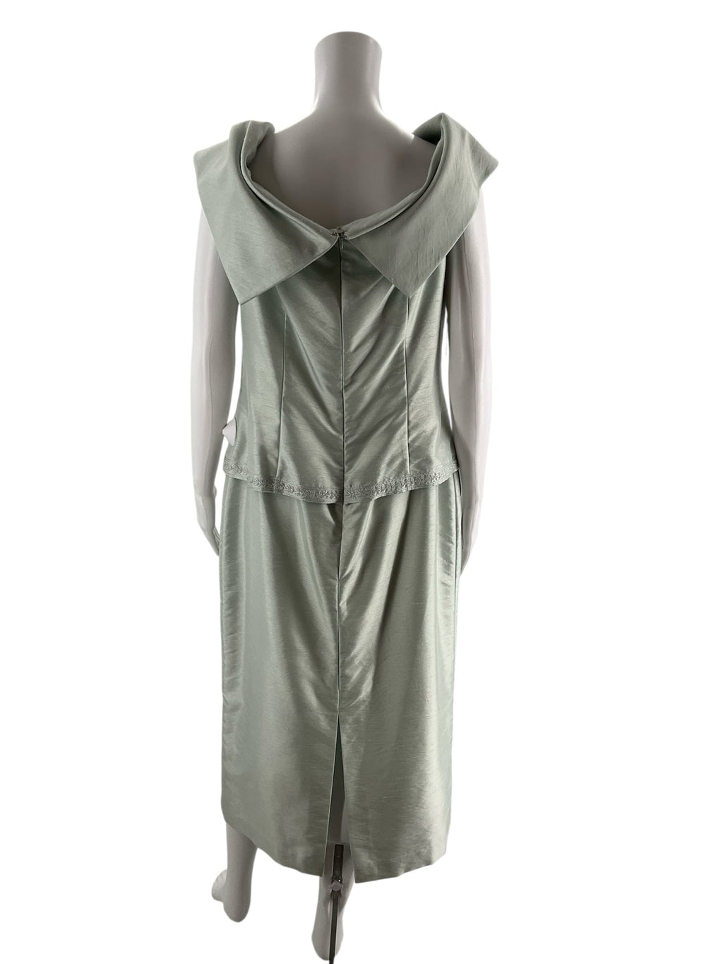 Donna Morgan Light Green Pre-Owned Ladies Dress - Size 12