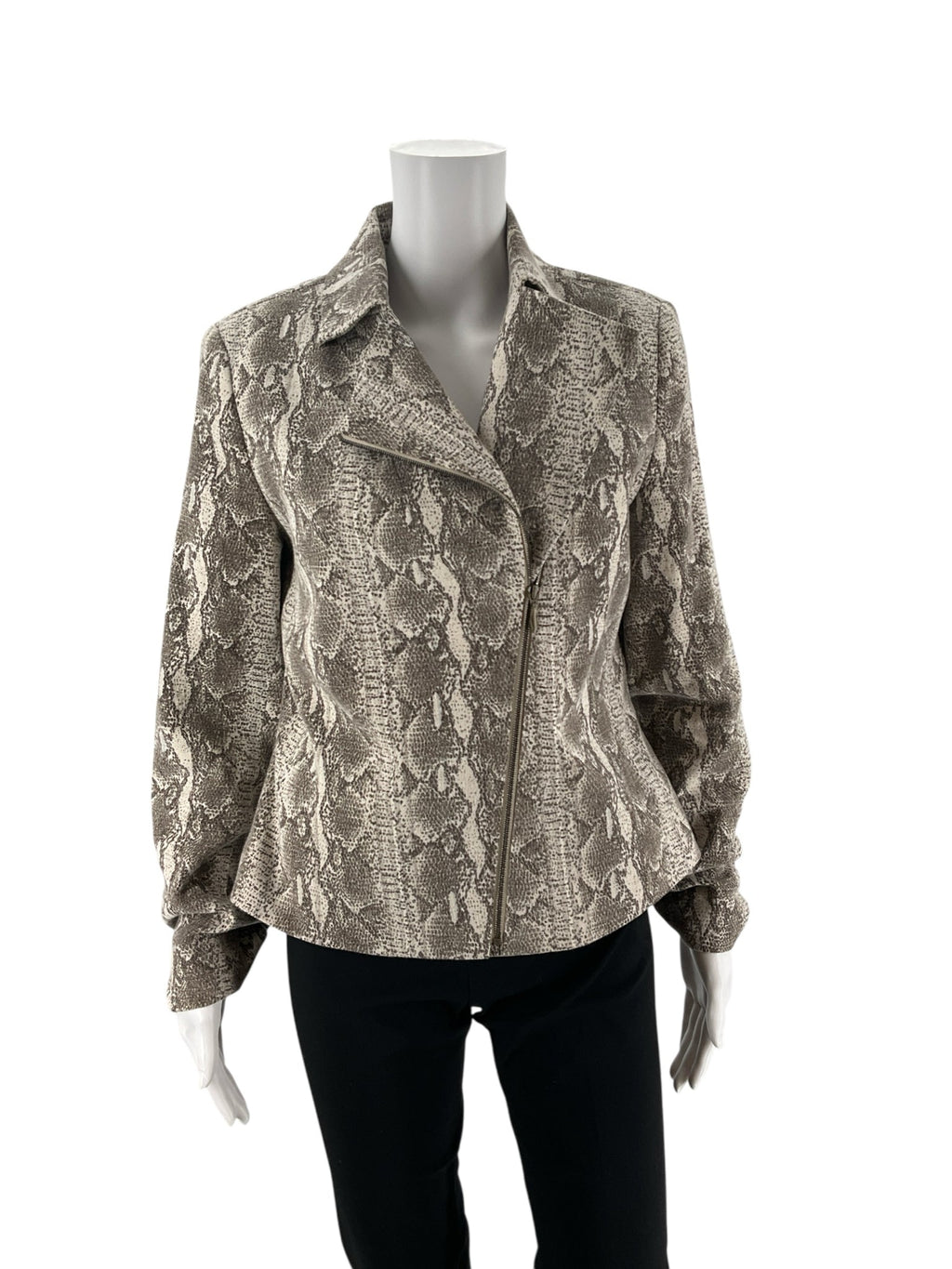 Doncaster Cream/Tan Pre-Owned Ladies Blazer - Size 10