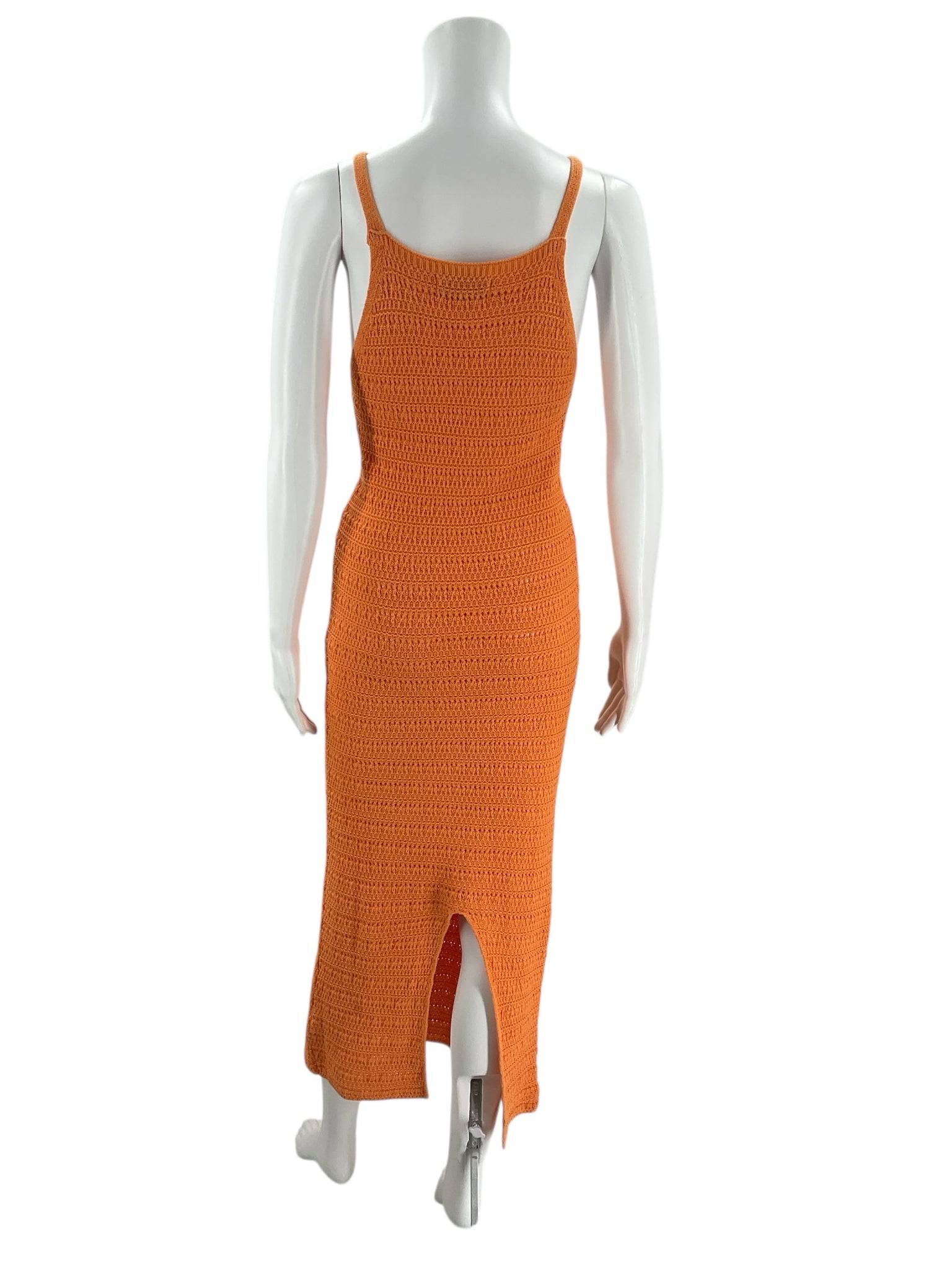 Willow & Wind Orange Knit Pre-Owned Ladies Dress - Size Large - Margaret’s Fine Consignment