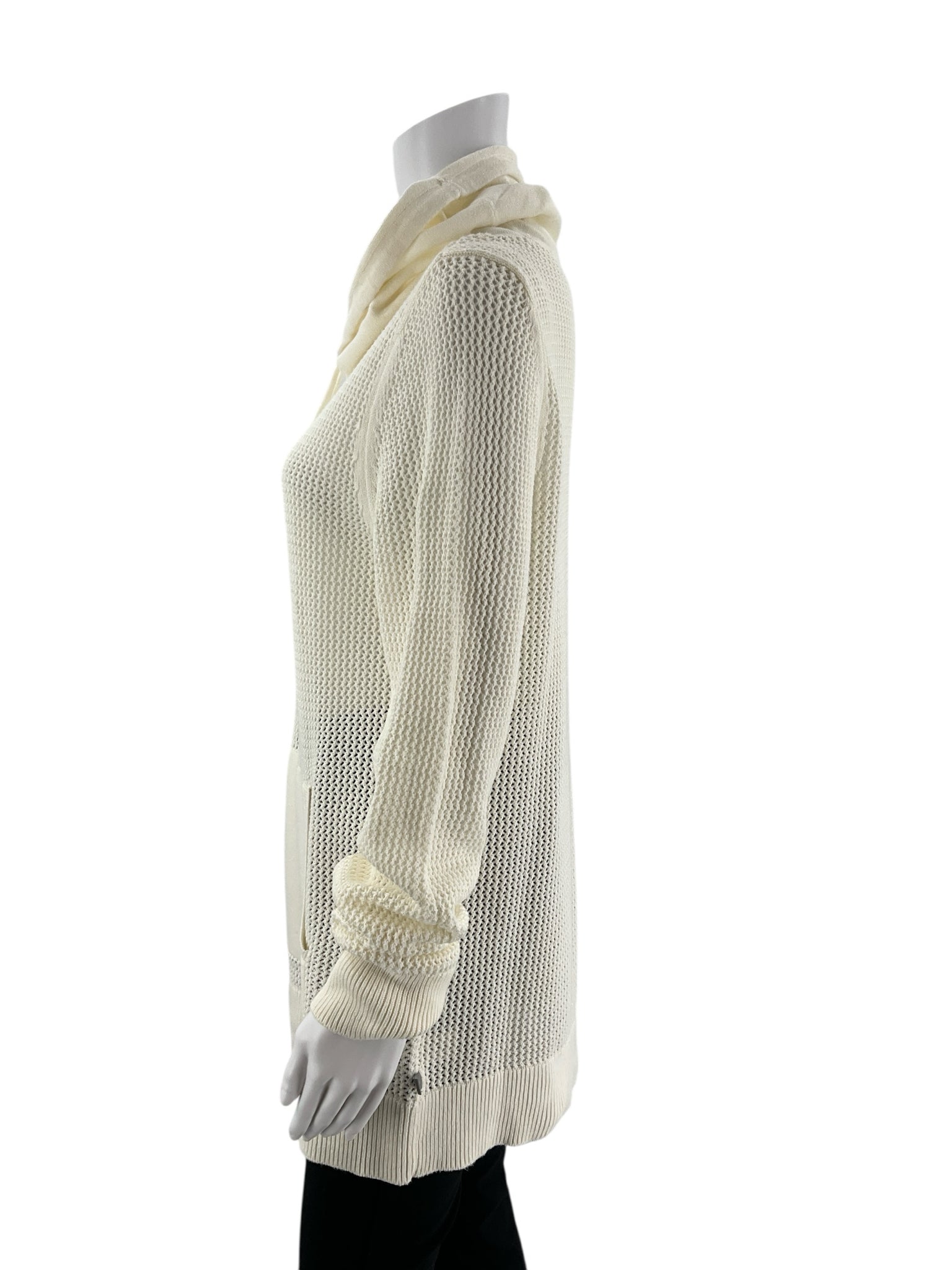 T by Talbots Cream Pre-Owned Ladies Top - Size Large