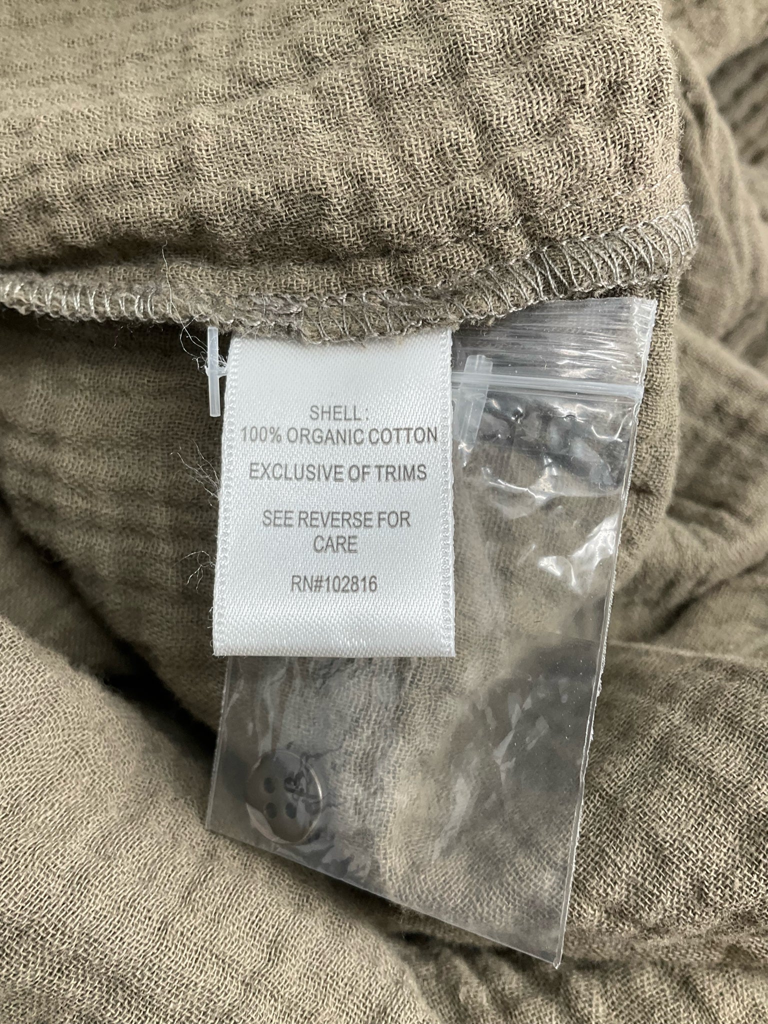 Garnet Hill Army Green Solid Pre-Owned Ladies Top - Size 18