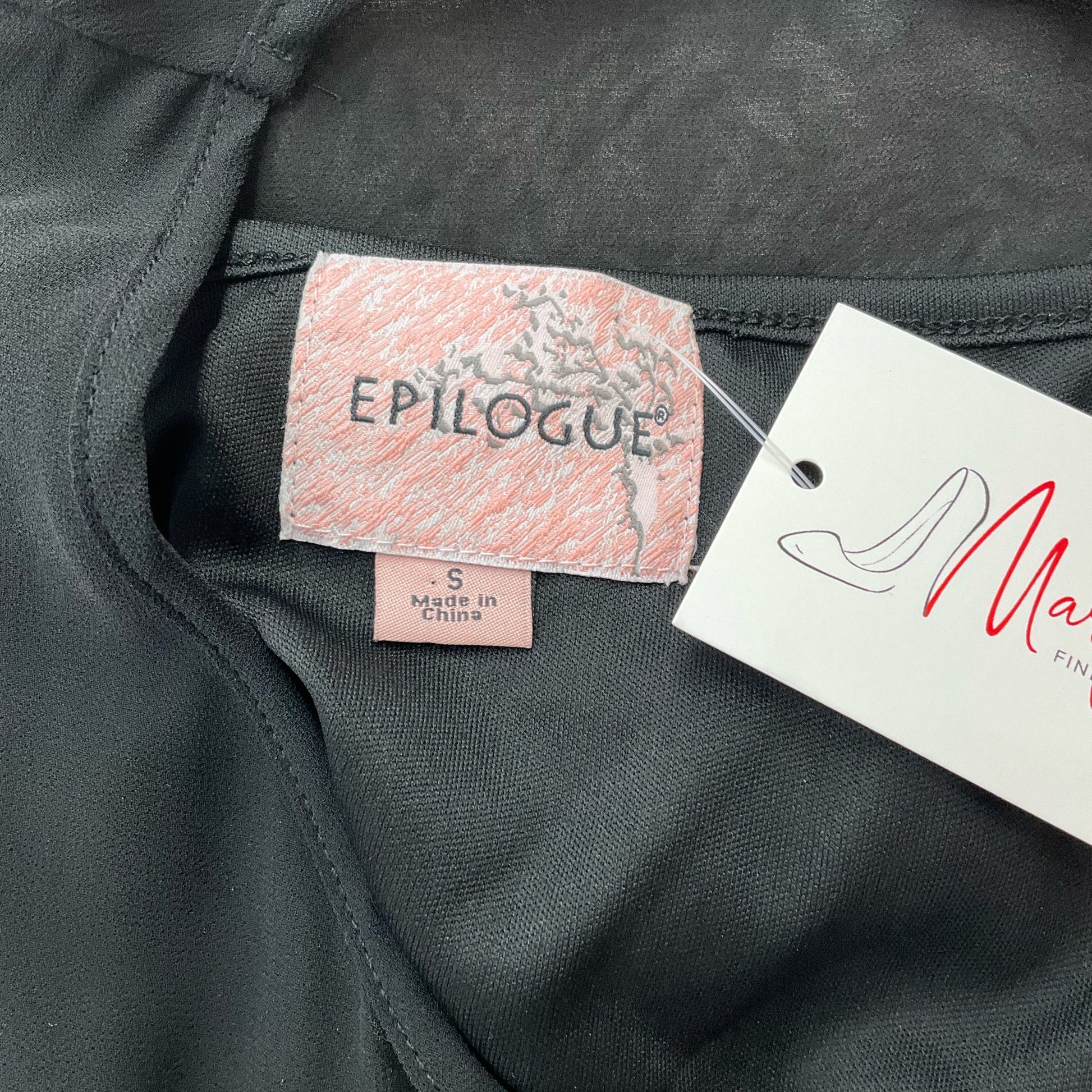 Epilogue Black Solid Pre-Owned Ladies Dress - Size Small