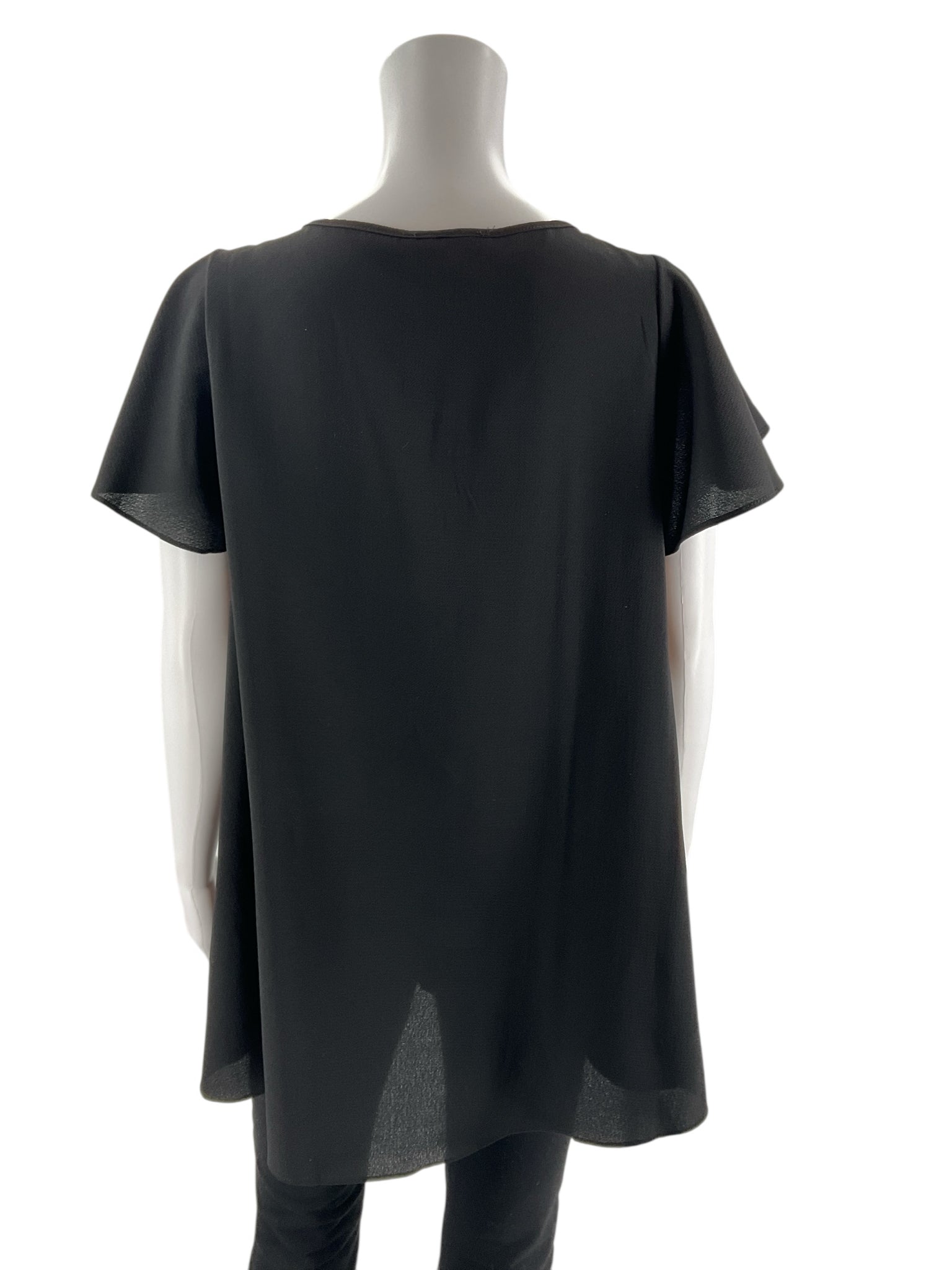 Buddy Love - Black Solid Pre-Owned Ladies Casual Top - Size XS