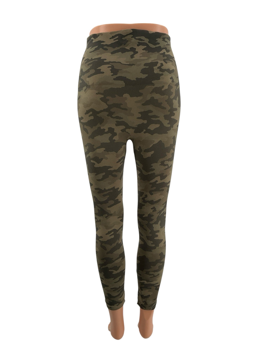 Spanx Olive Camo Pre-Owned Ladies Pants - Size Medium