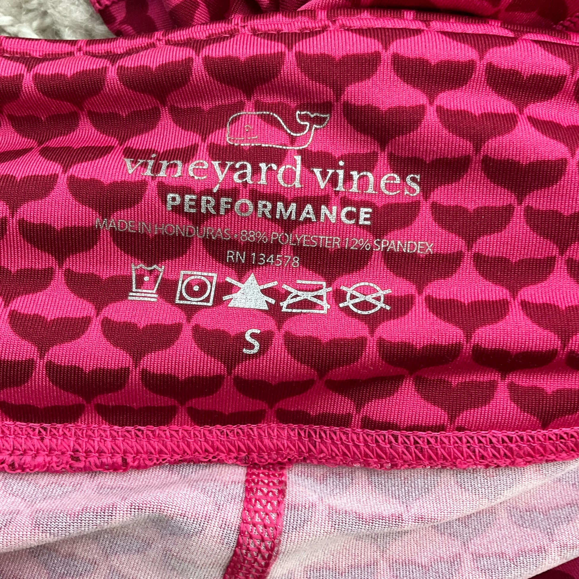 Vineyard Vines Fuschia Whales Pre-Owned Ladies Pants - Size Small