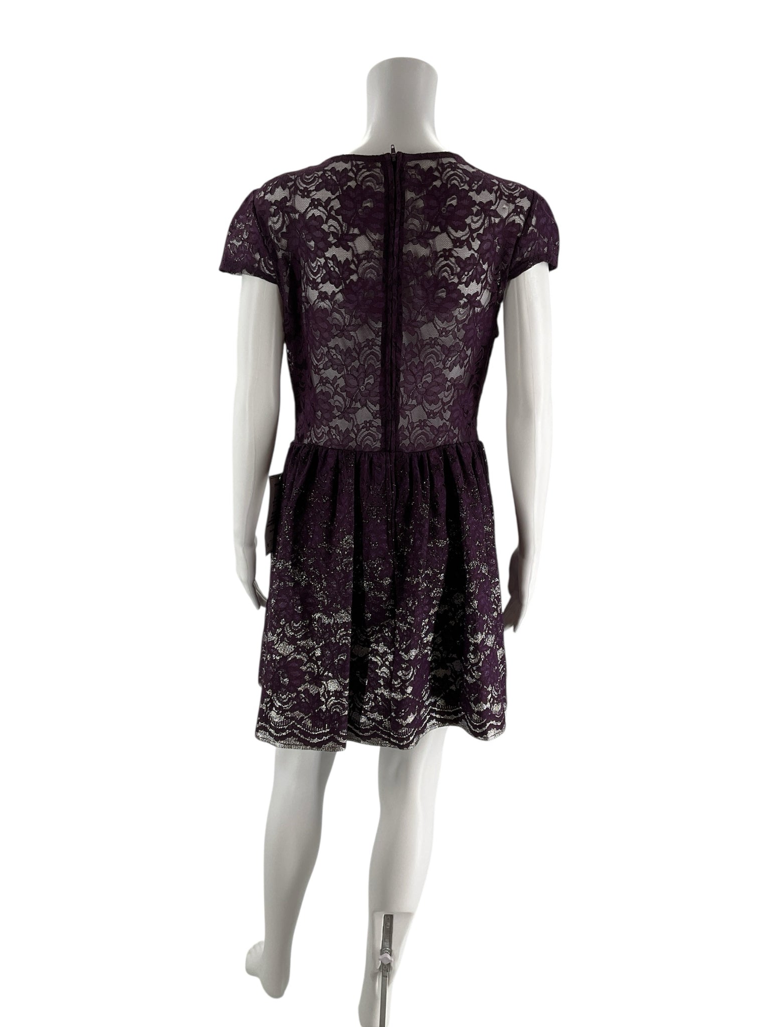 B Darlin Plum Pre-Owned Ladies Dress - Size 13/14