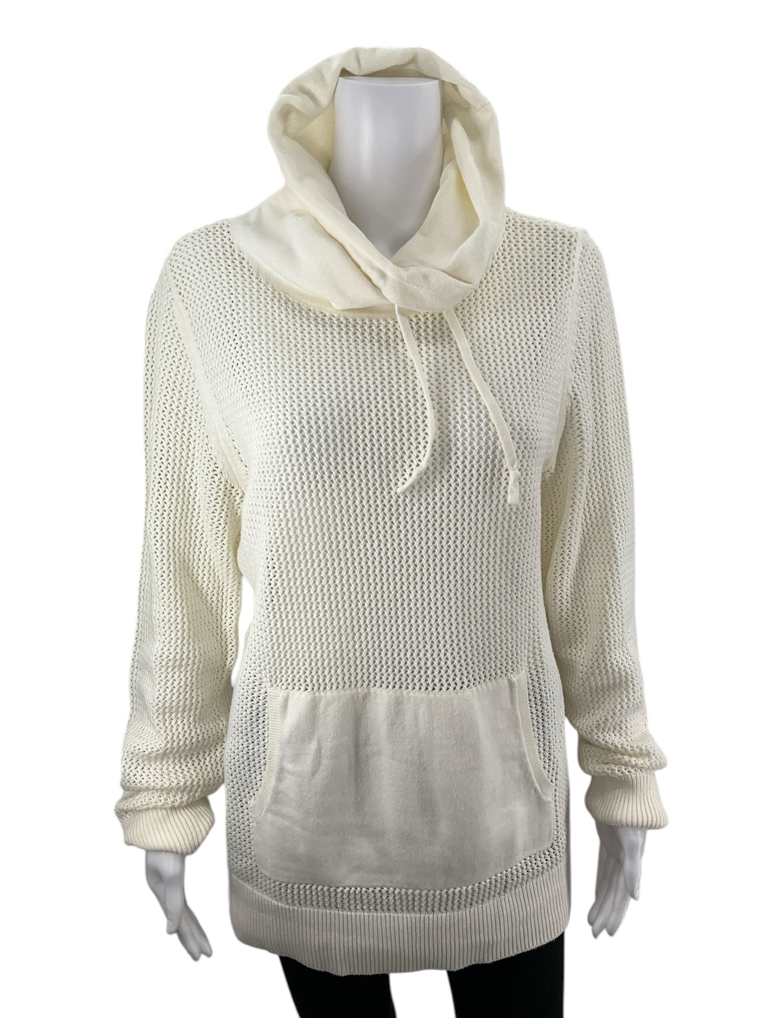 T by Talbots Cream Pre-Owned Ladies Top - Size Large