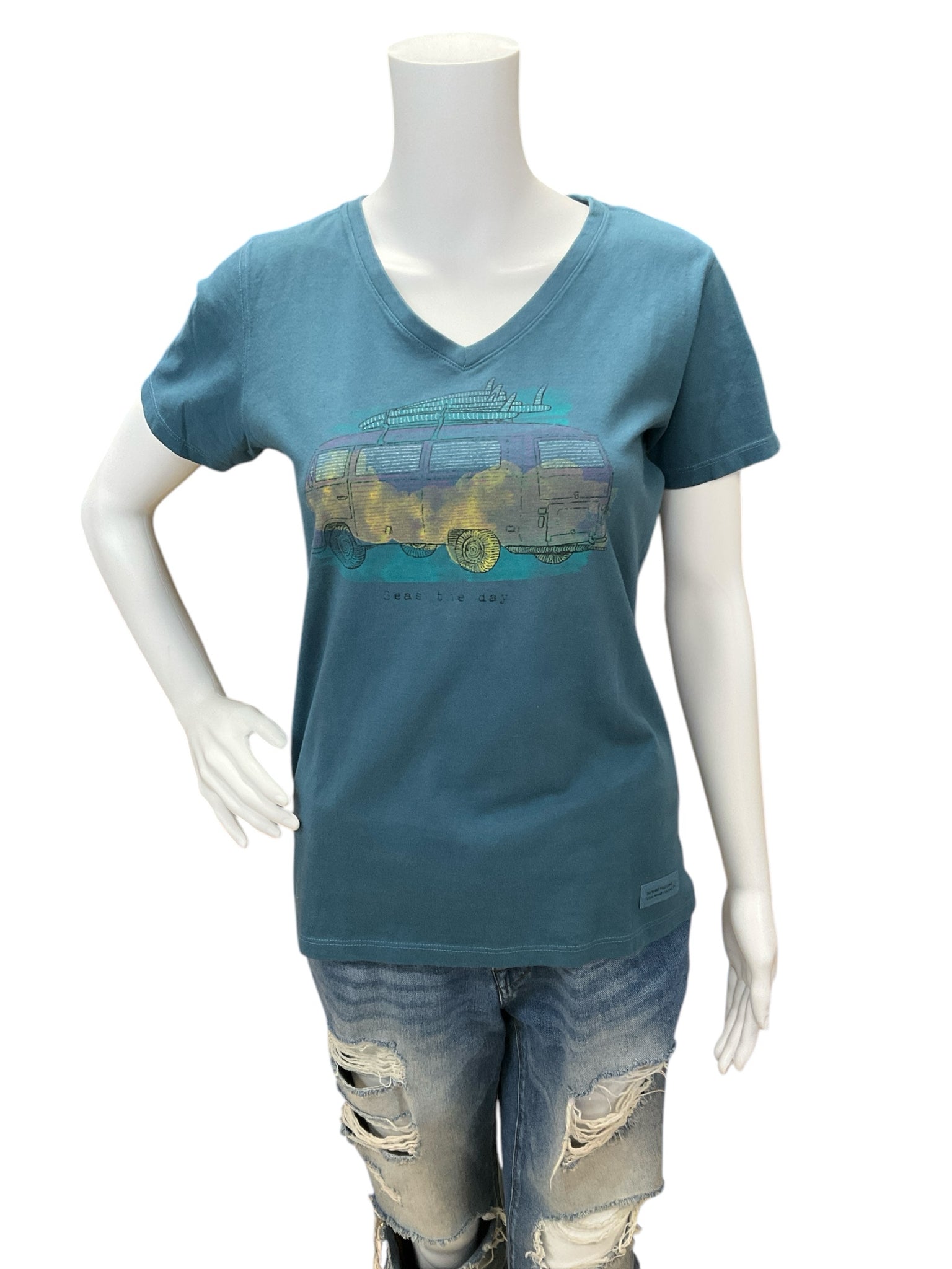 Life is Good Top Size Small - Margaret’s Fine Consignment