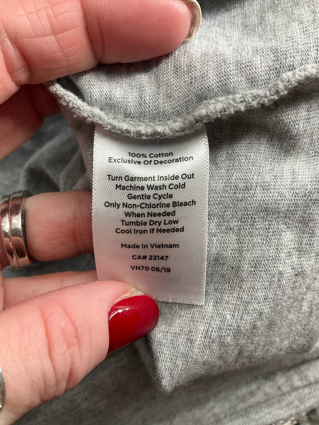 Talbots - Gray Rhinestones Pre-Owned Ladies Casual Top - Size XL