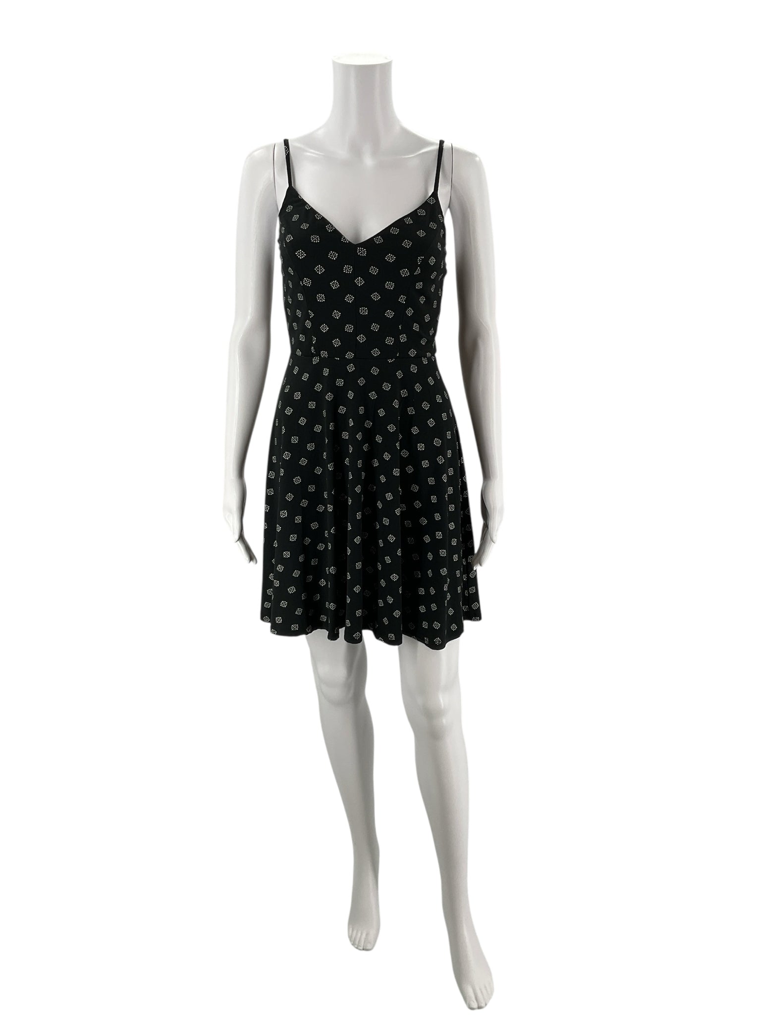 Nine Britton Black/White Print Pre-Owned Ladies Dress - Size Small