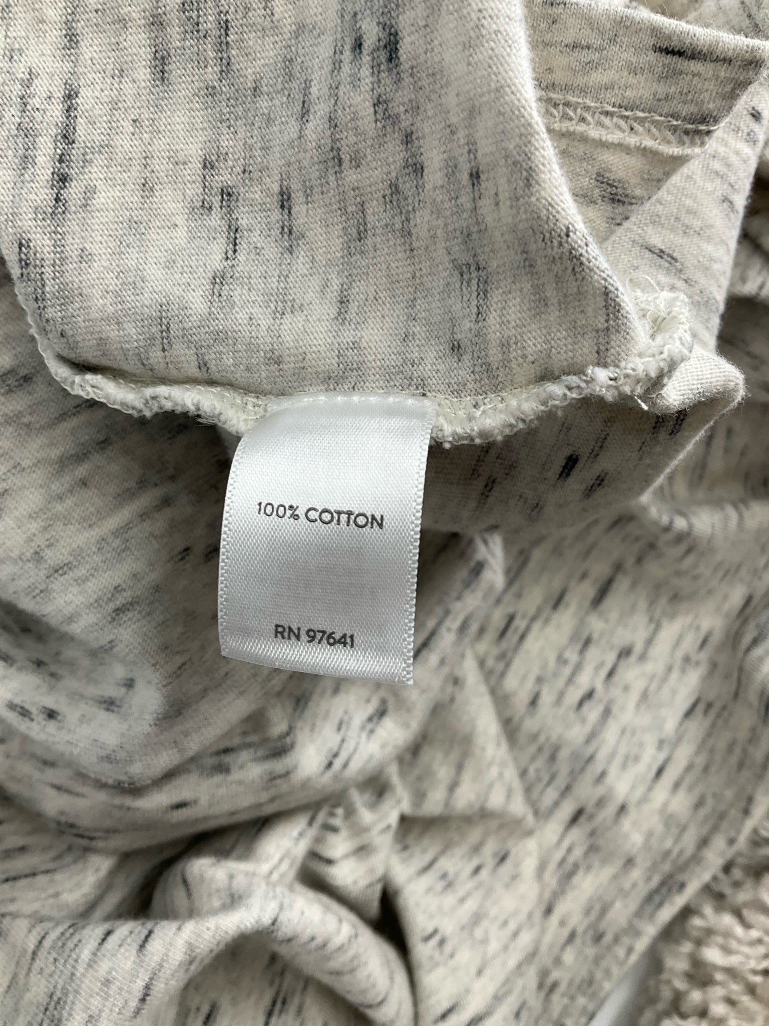 Pure Jill - Cream/Black Heathered Pre-Owned Ladies Casual Top - Size L