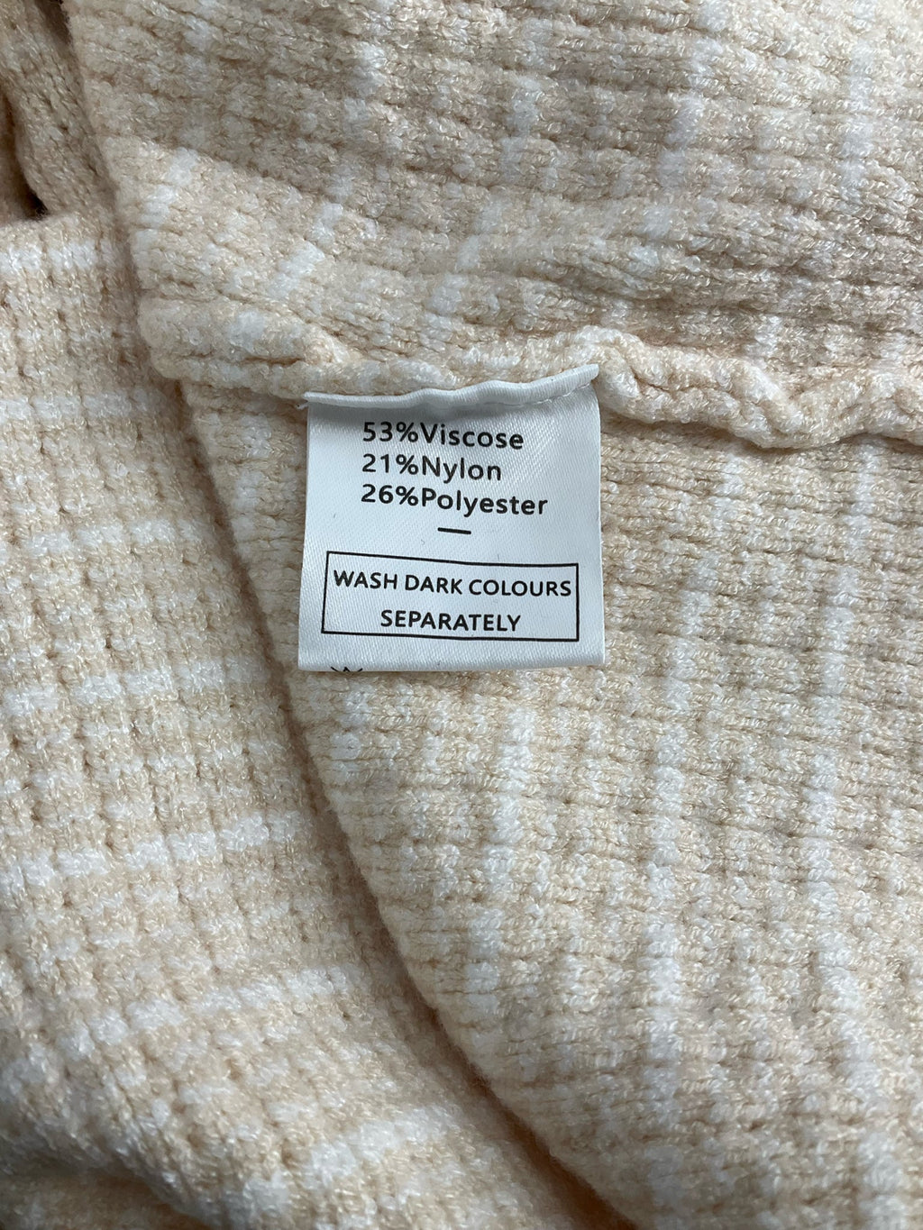 Ofeefan Ecru/White Square Pre-Owned Ladies Casual Top – Size M