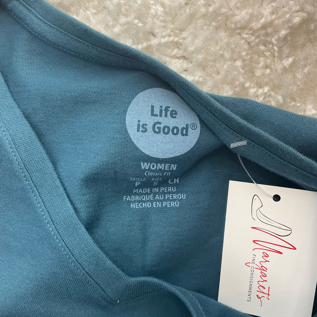 Life is Good Top Size Small - Margaret’s Fine Consignment