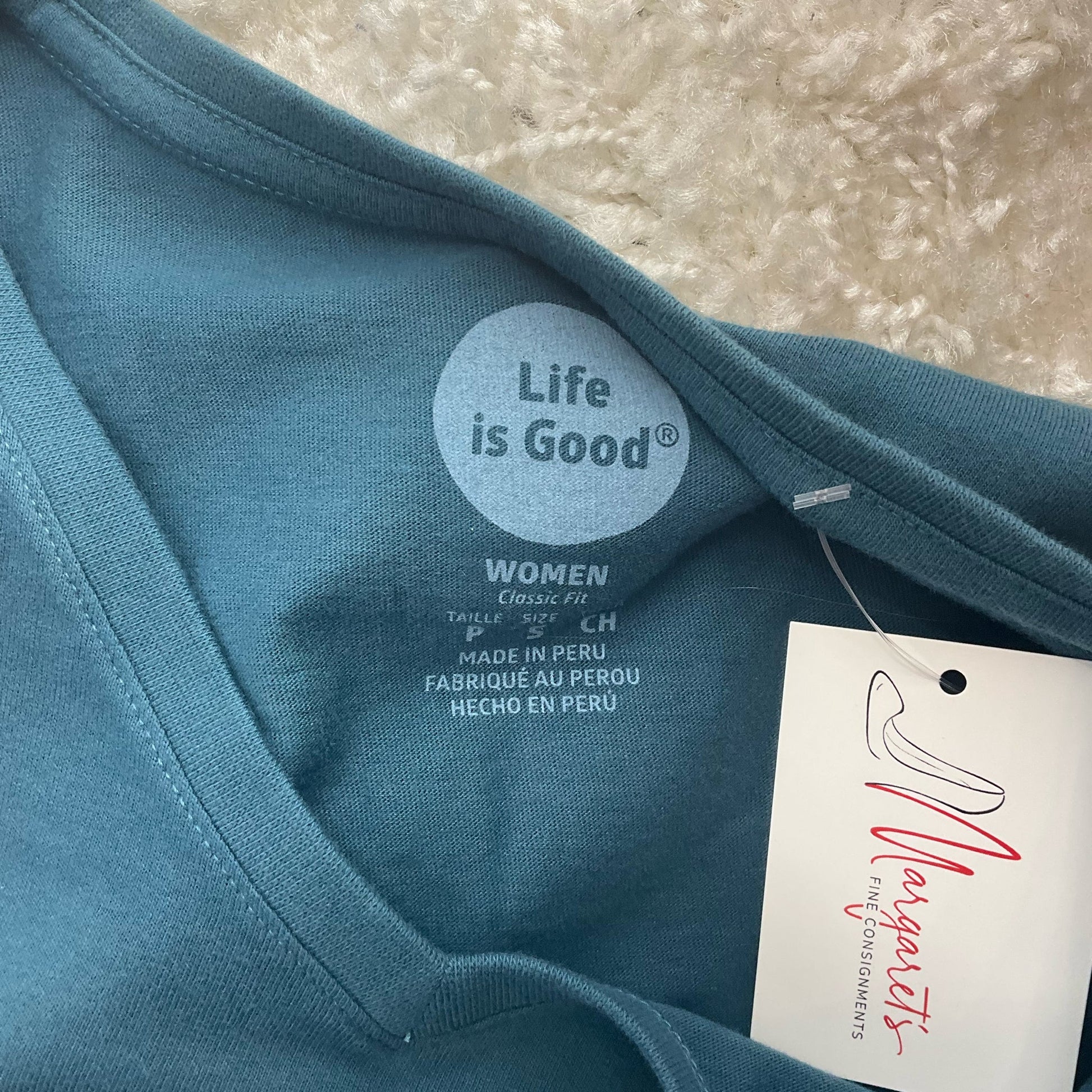 Life is Good Top Size Small - Margaret’s Fine Consignment