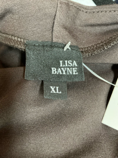 Lisa Bayne Brown Pre-Owned Ladies Top - Size XL