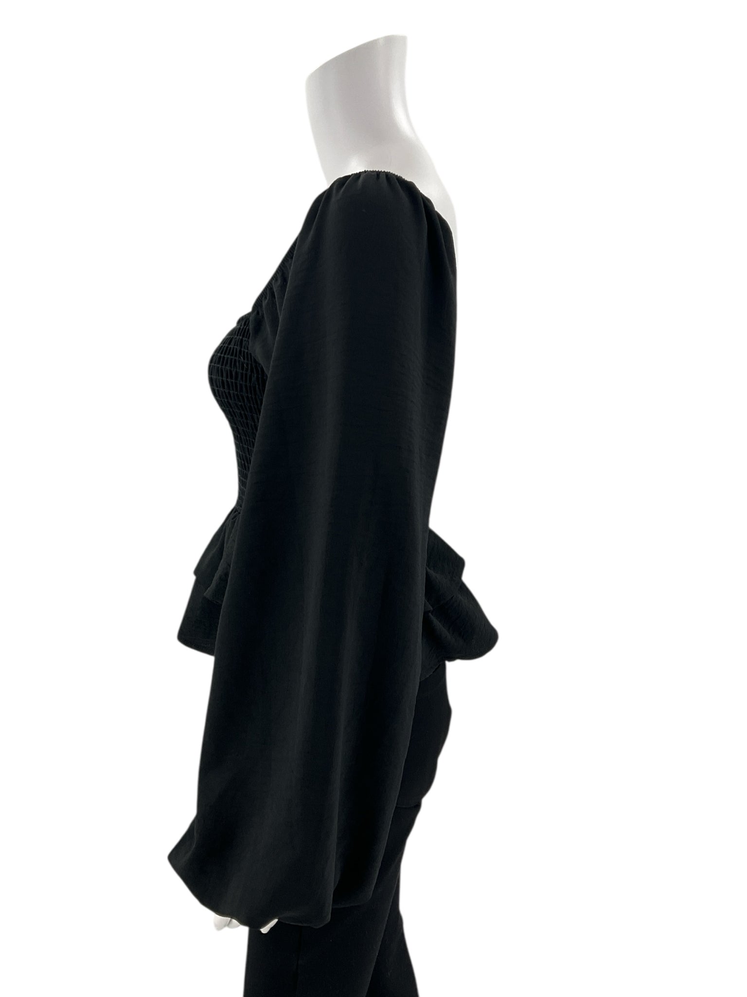 ALTAR'D STATE - Black Solid Pre-Owned Ladies Casual Top - Size M