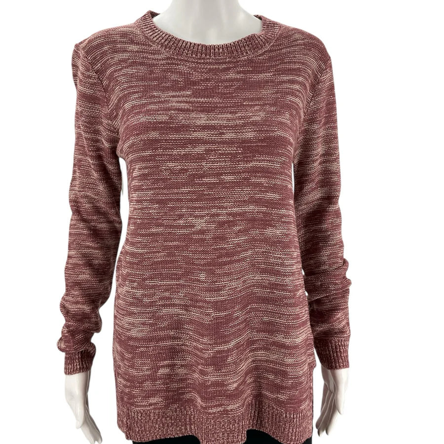 Madison Lilly Mauve Heathered Pre-Owned Ladies New with Tags Top - Size Small