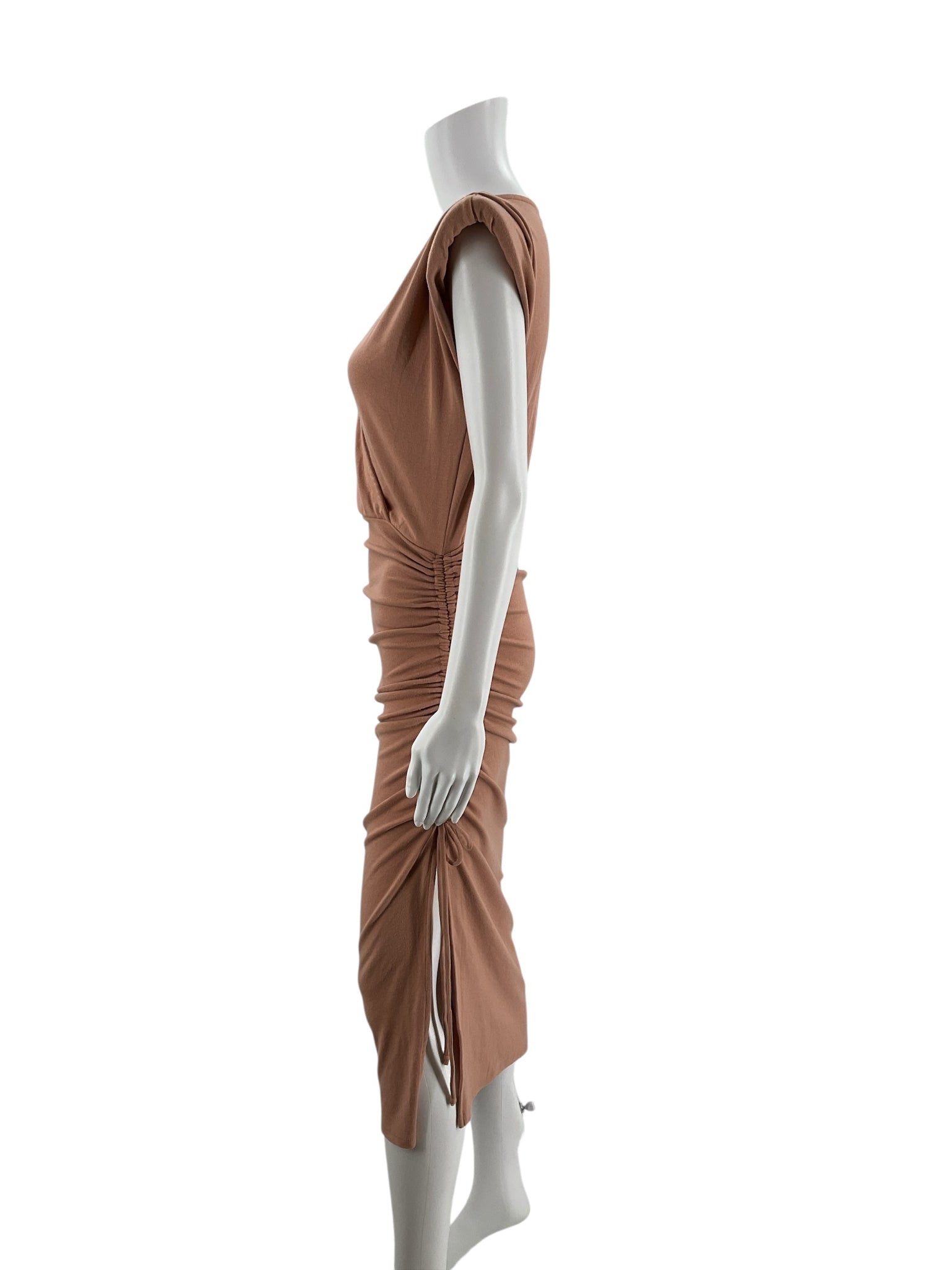 Gibson Look Salmon Solid Pre-Owned Ladies New With Tags Dress - Size Small